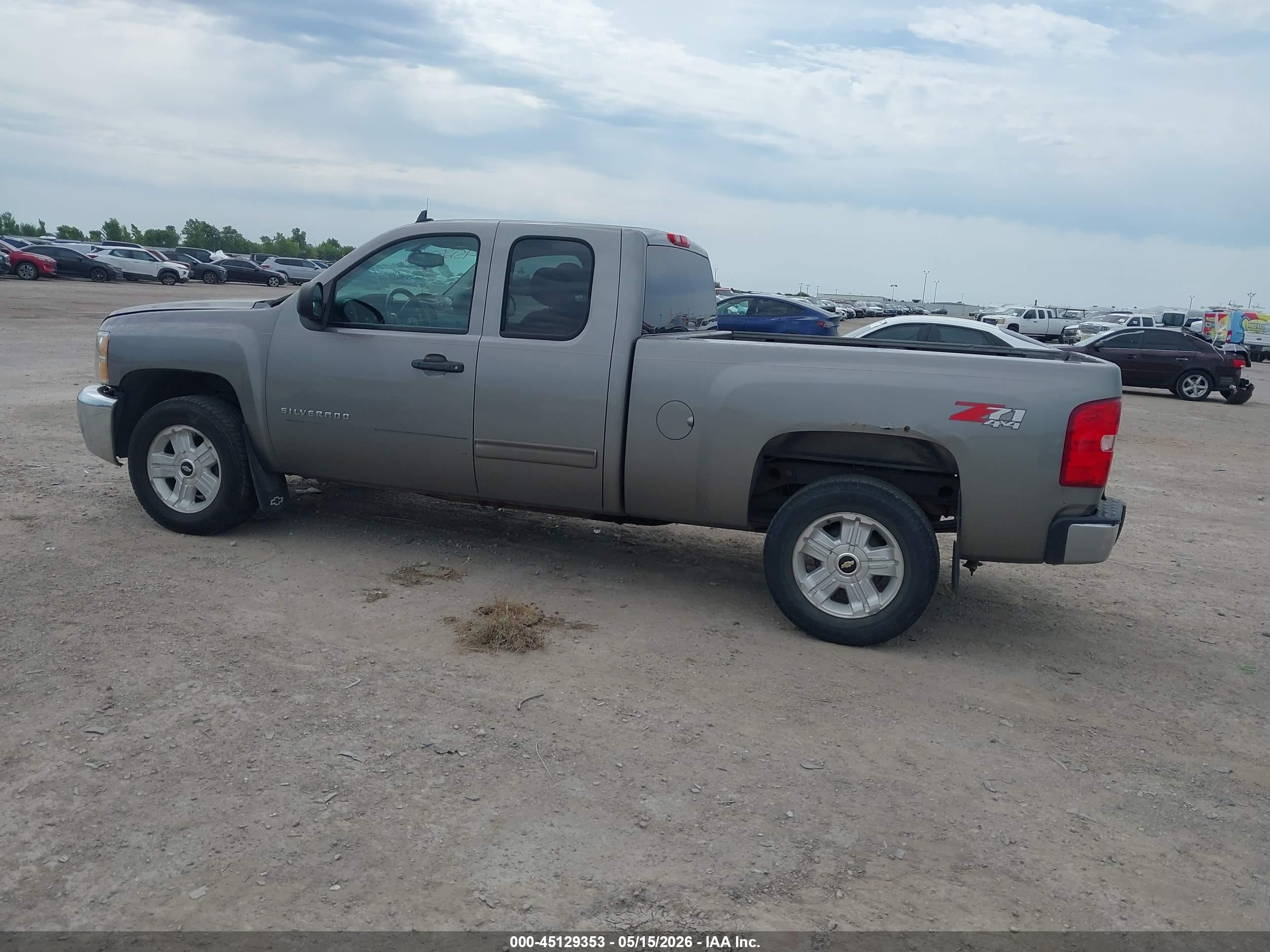2012 Chevrolet Silverado 1500 Lt Серый vin: 1GCRKSE74CZ187701