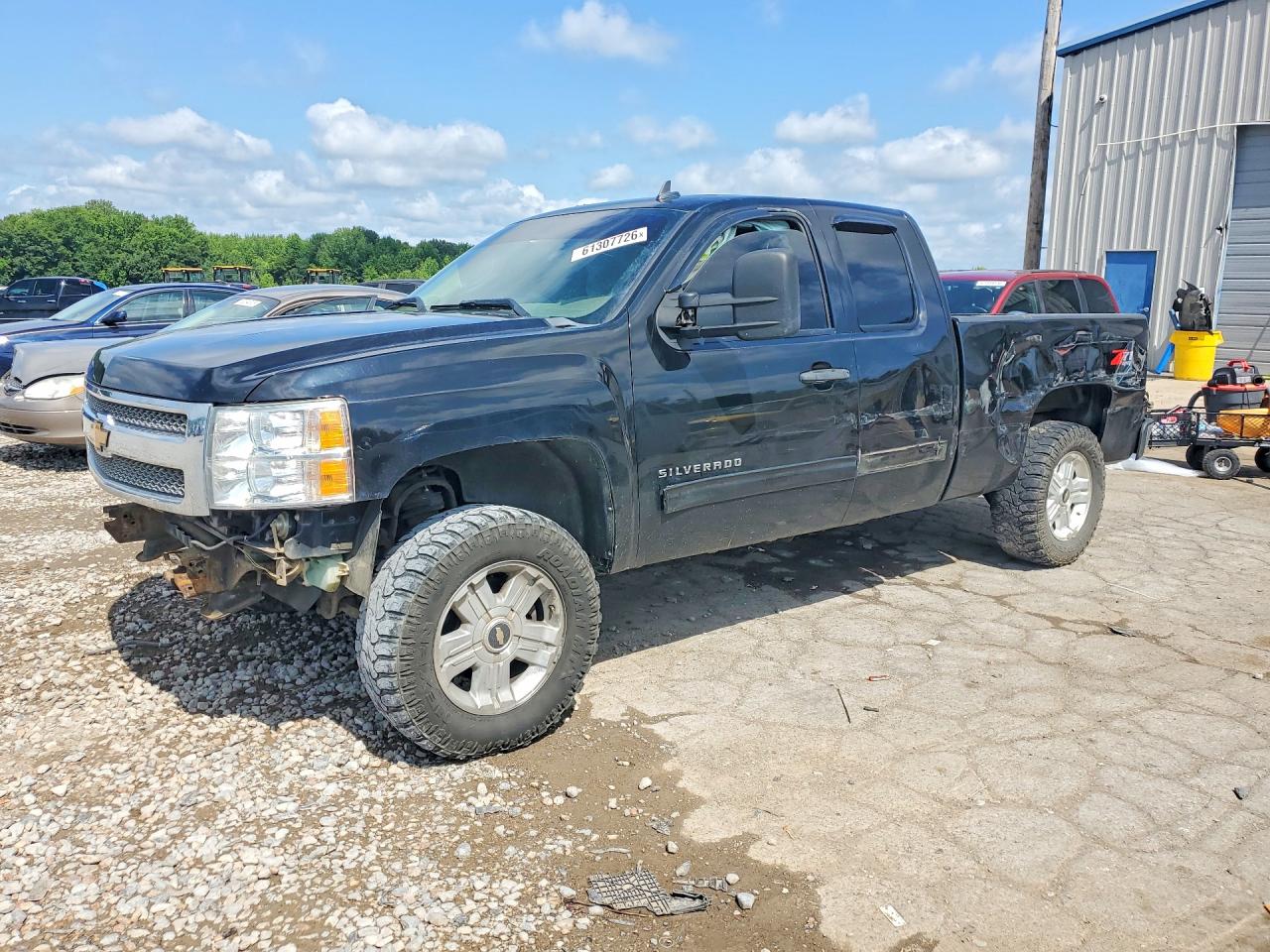 2012 Chevrolet Silverado K1500 Lt Black vin: 1GCRKSE74CZ190209