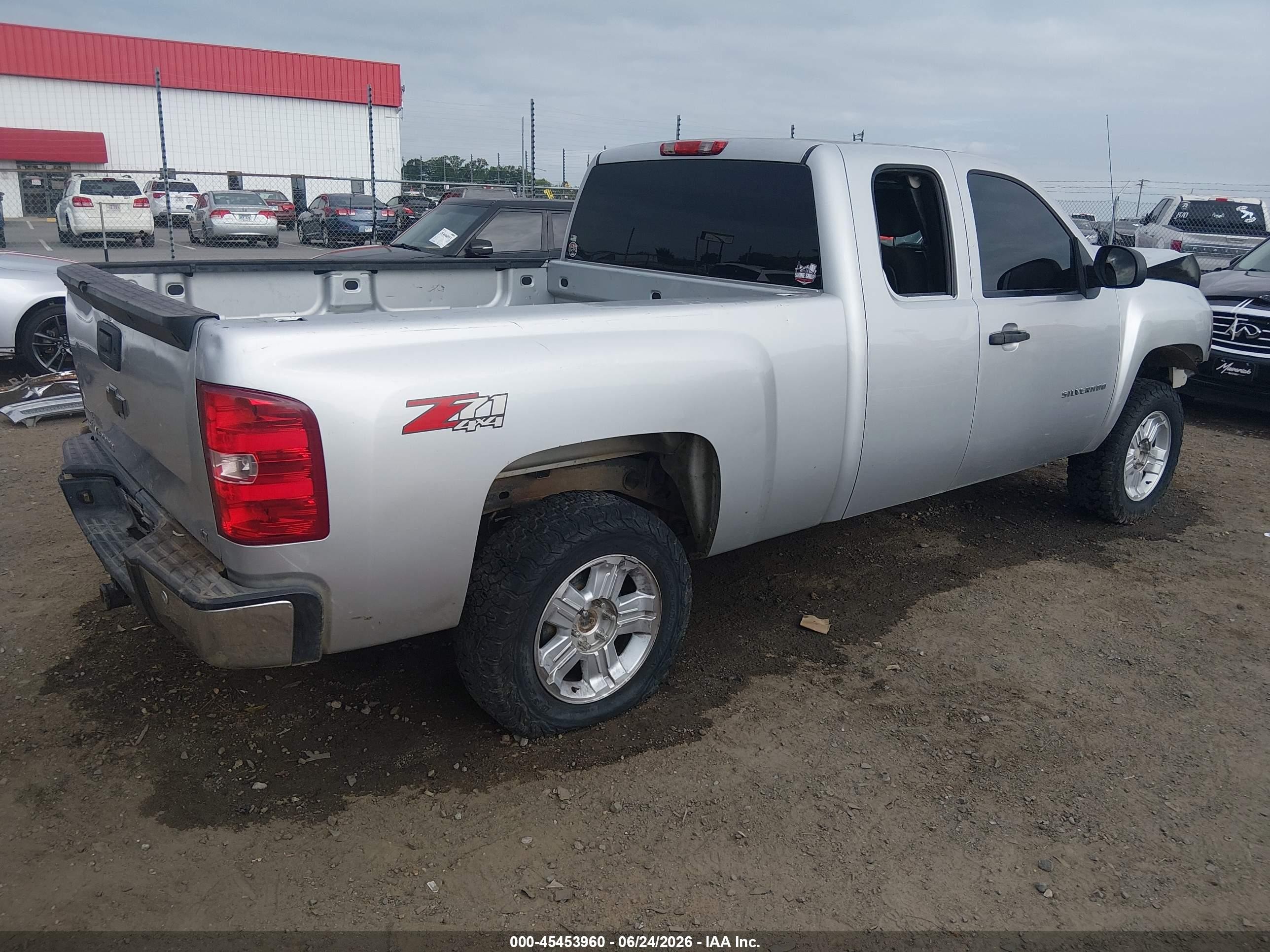 2012 Chevrolet Silverado 1500 Lt Silver vin: 1GCRKSE74CZ190436