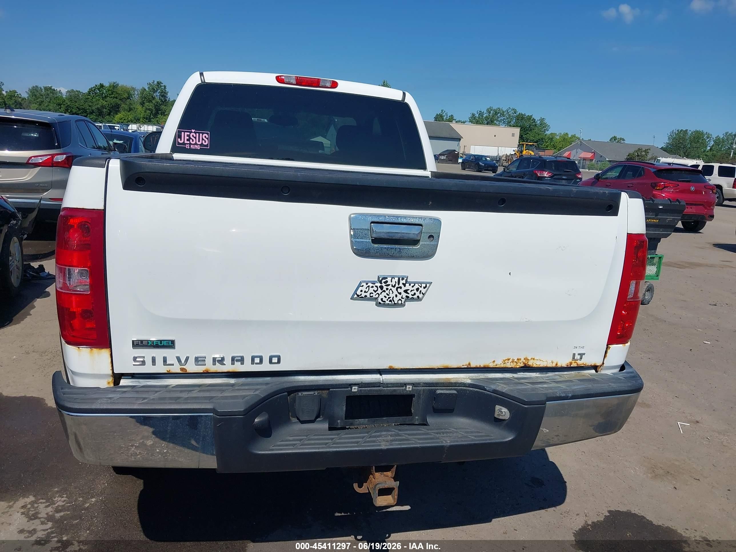 2012 Chevrolet Silverado 1500 Lt White vin: 1GCRKSE74CZ205369