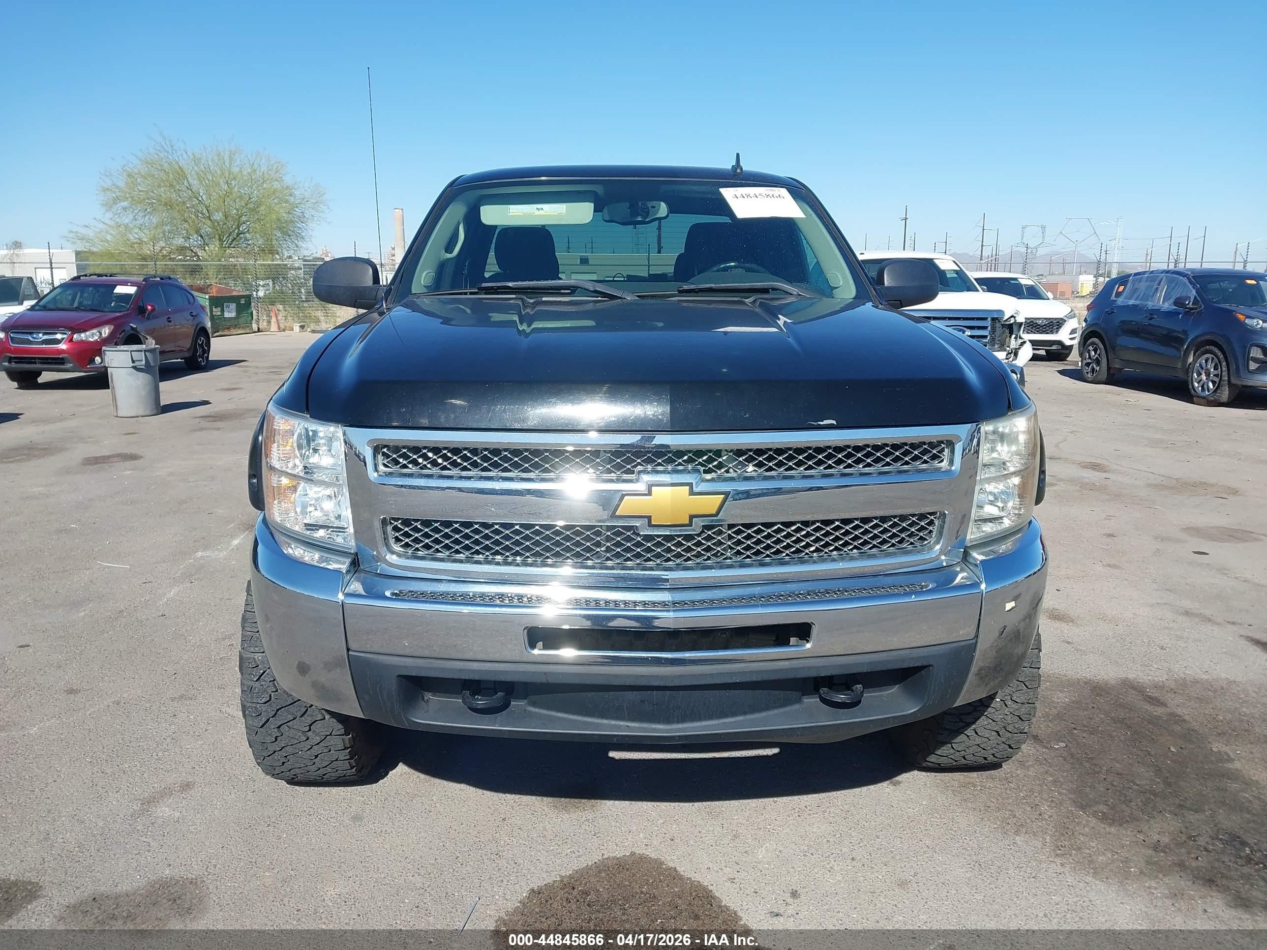 2012 Chevrolet Silverado 1500 Lt Black vin: 1GCRKSE74CZ224097