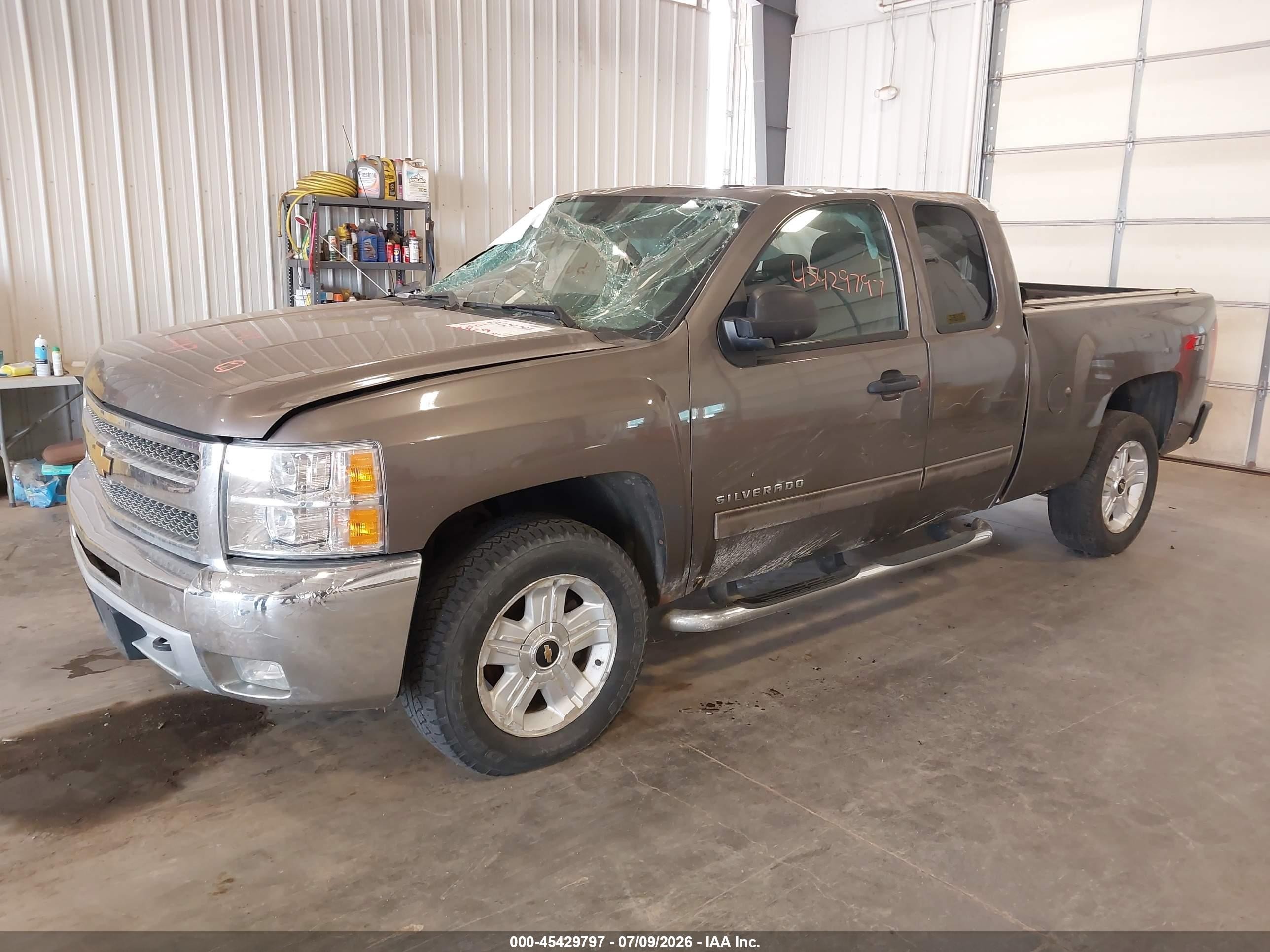 2012 Chevrolet Silverado 1500 Lt Серый vin: 1GCRKSE74CZ295901