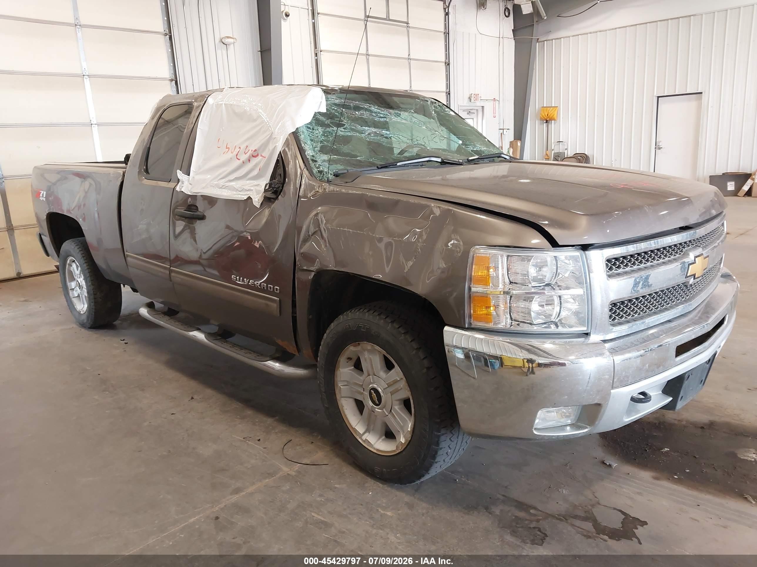 2012 Chevrolet Silverado 1500 Lt Серый vin: 1GCRKSE74CZ295901
