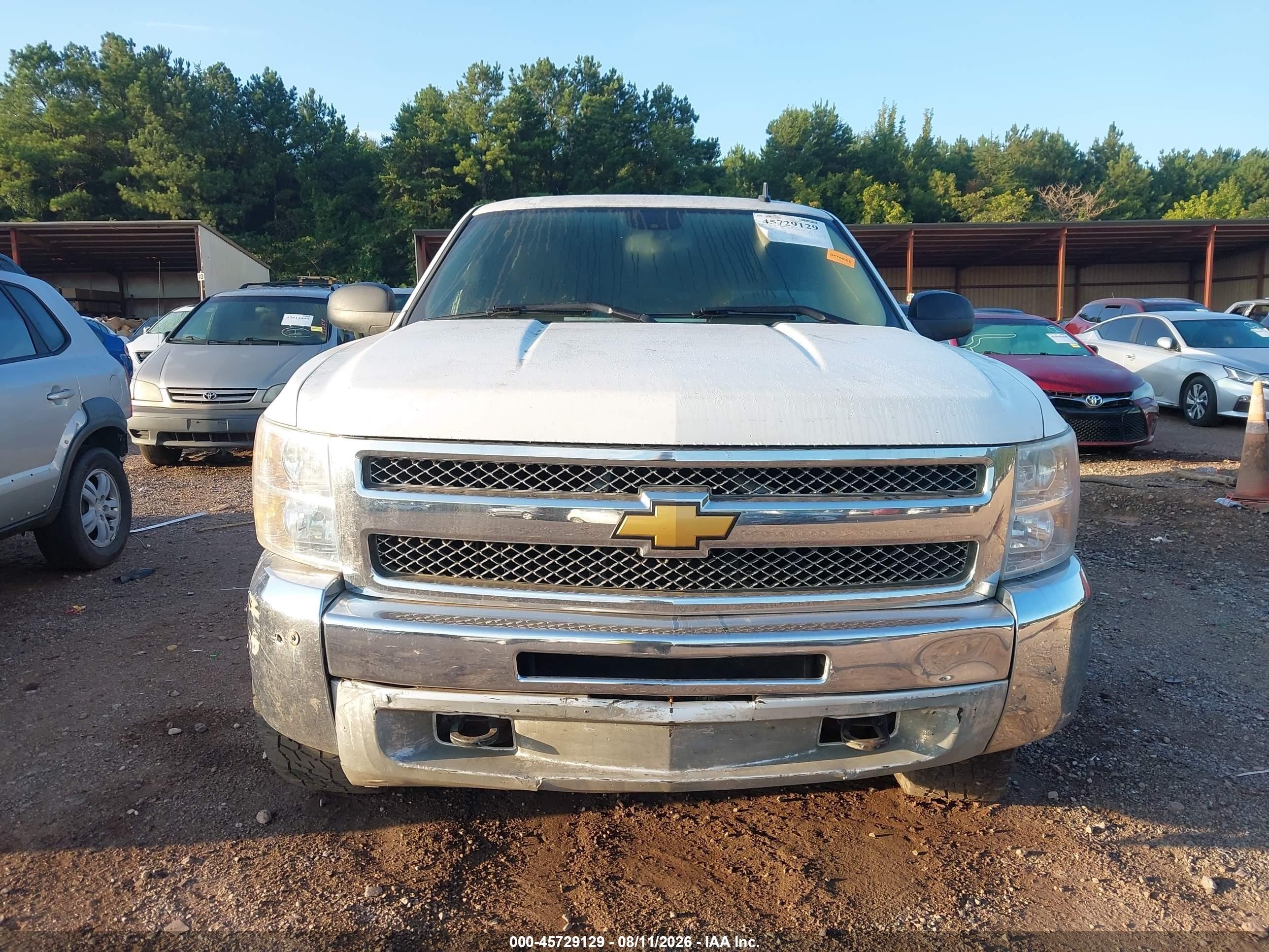2013 Chevrolet Silverado 1500 Lt White vin: 1GCRKSE74DZ363180