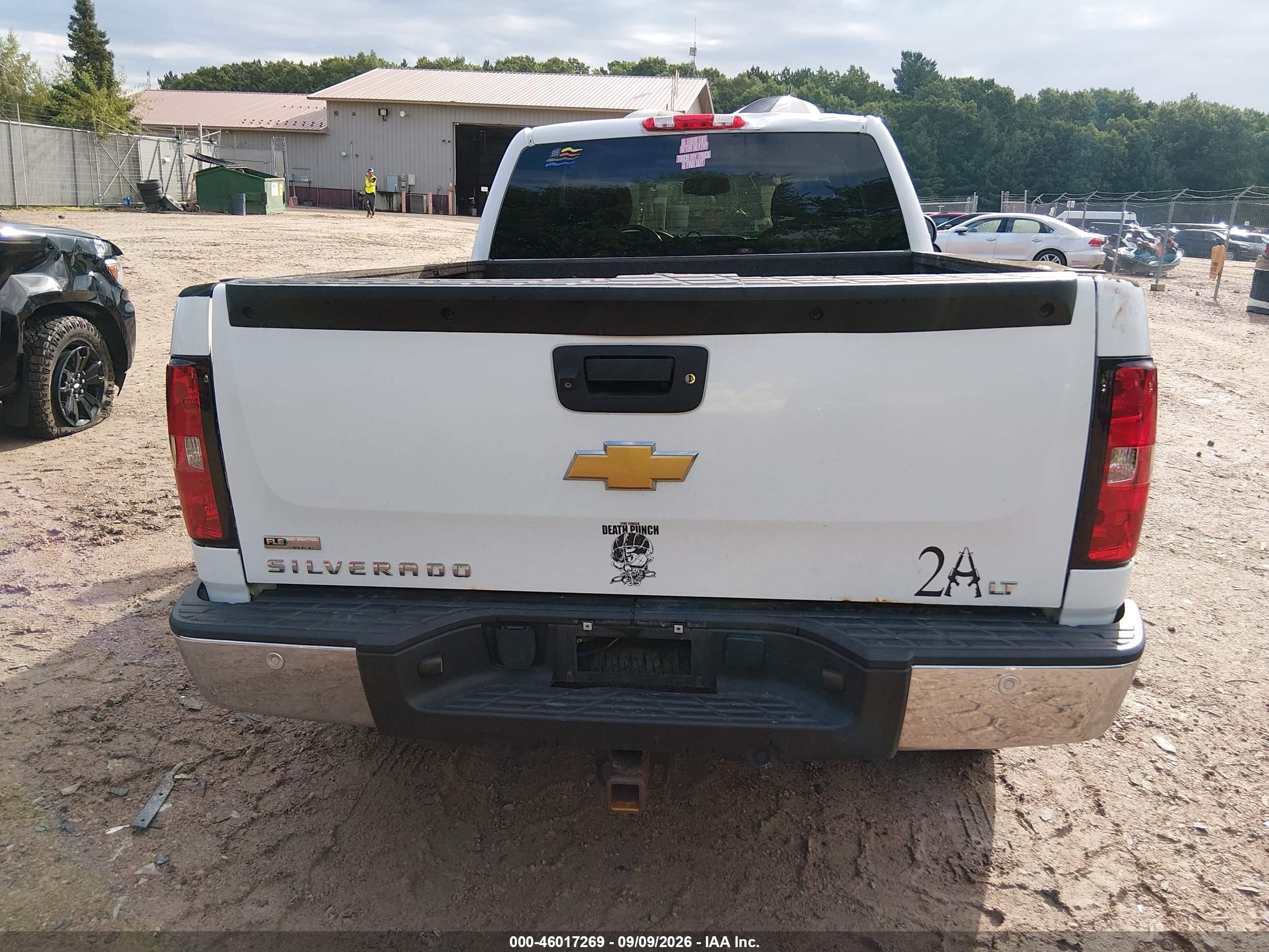 2012 Chevrolet Silverado 1500 Lt White vin: 1GCRKSE75CZ121187