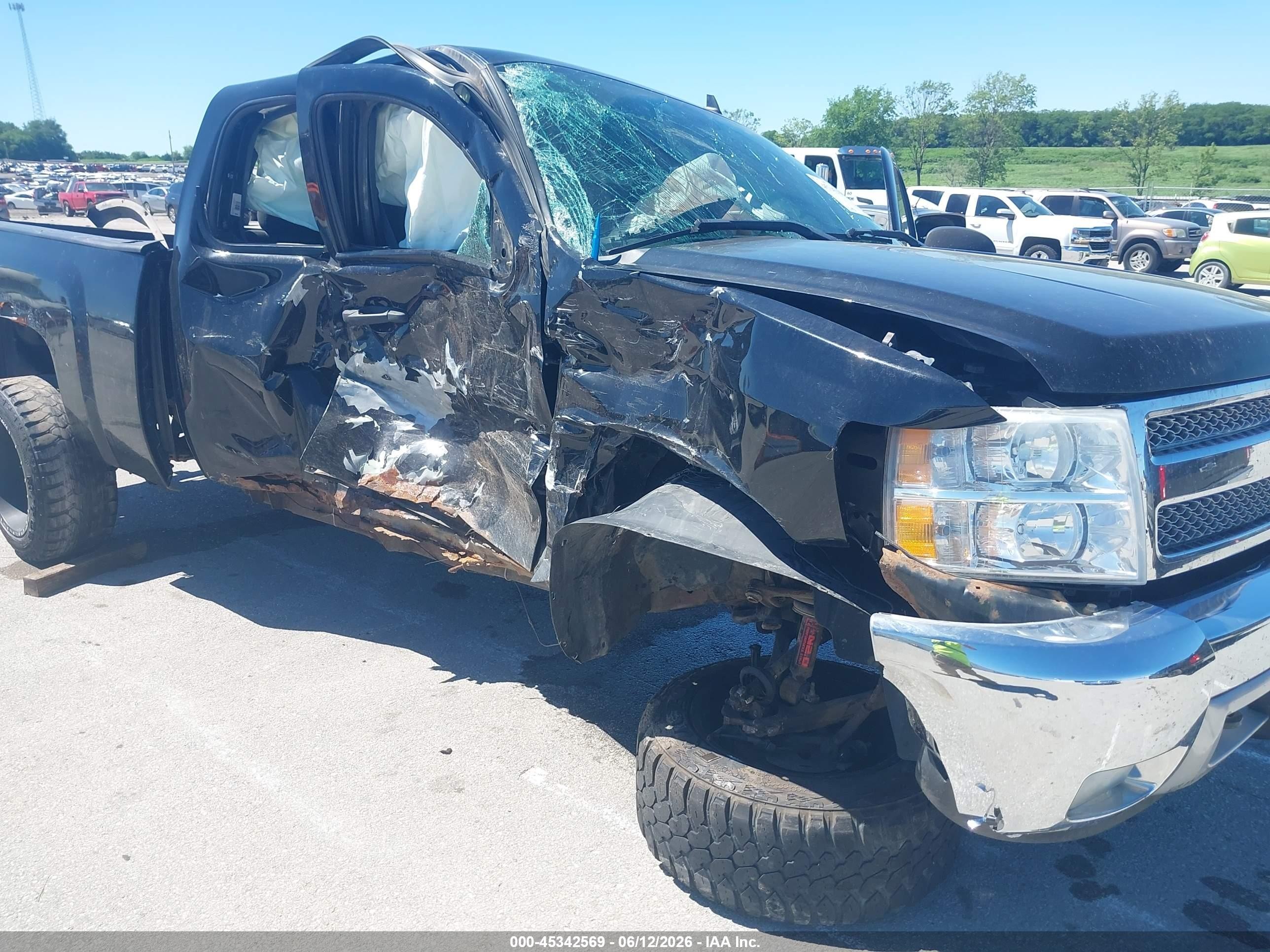 2012 Chevrolet Silverado 1500 Lt Black vin: 1GCRKSE75CZ142864
