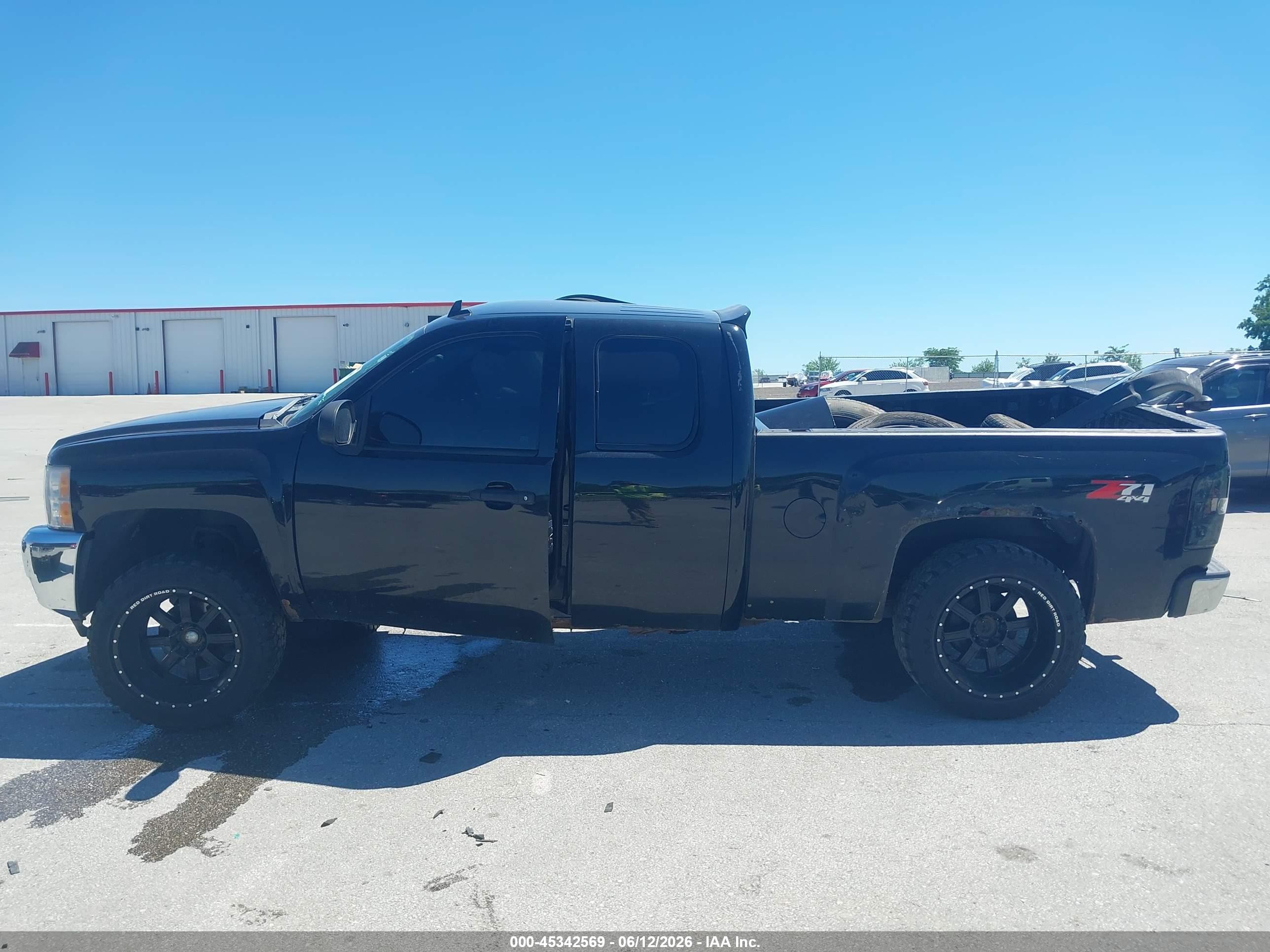2012 Chevrolet Silverado 1500 Lt Black vin: 1GCRKSE75CZ142864