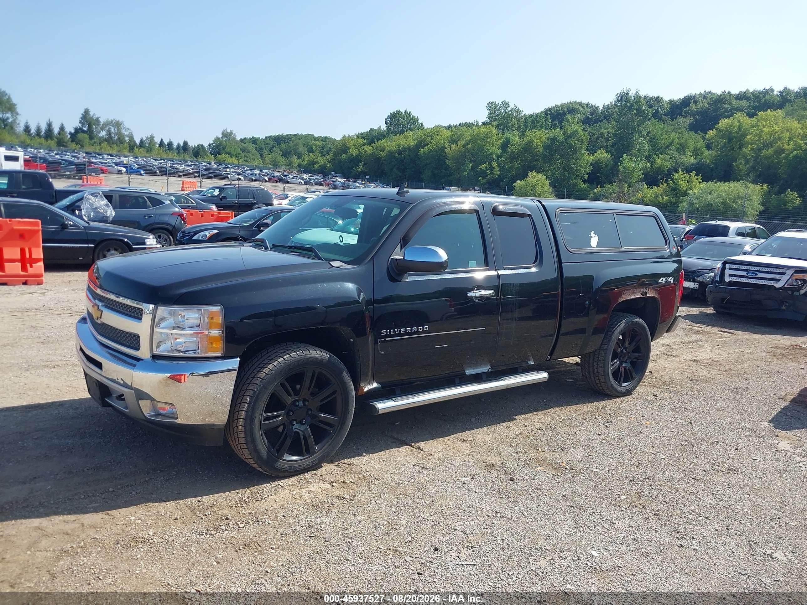 2012 Chevrolet Silverado 1500 Lt Черный vin: 1GCRKSE75CZ207213