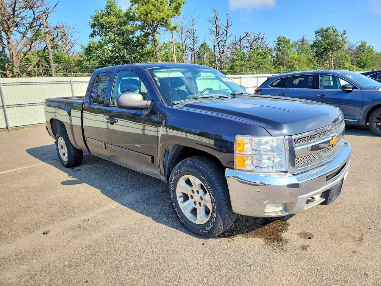 2012 Chevrolet Silverado K1500 Lt Black vin: 1GCRKSE75CZ277584