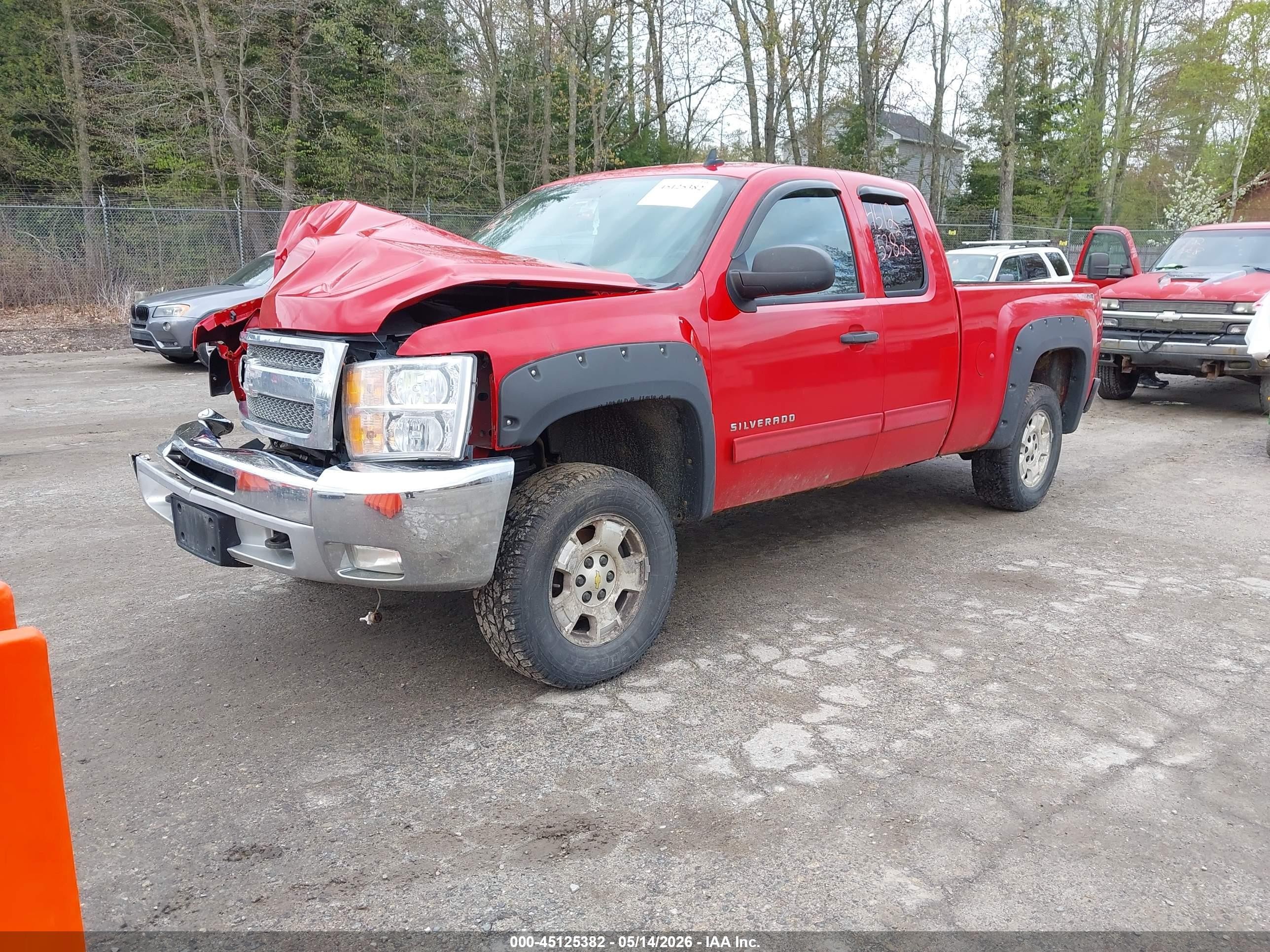 2012 Chevrolet Silverado 1500 Lt Red vin: 1GCRKSE75CZ289654