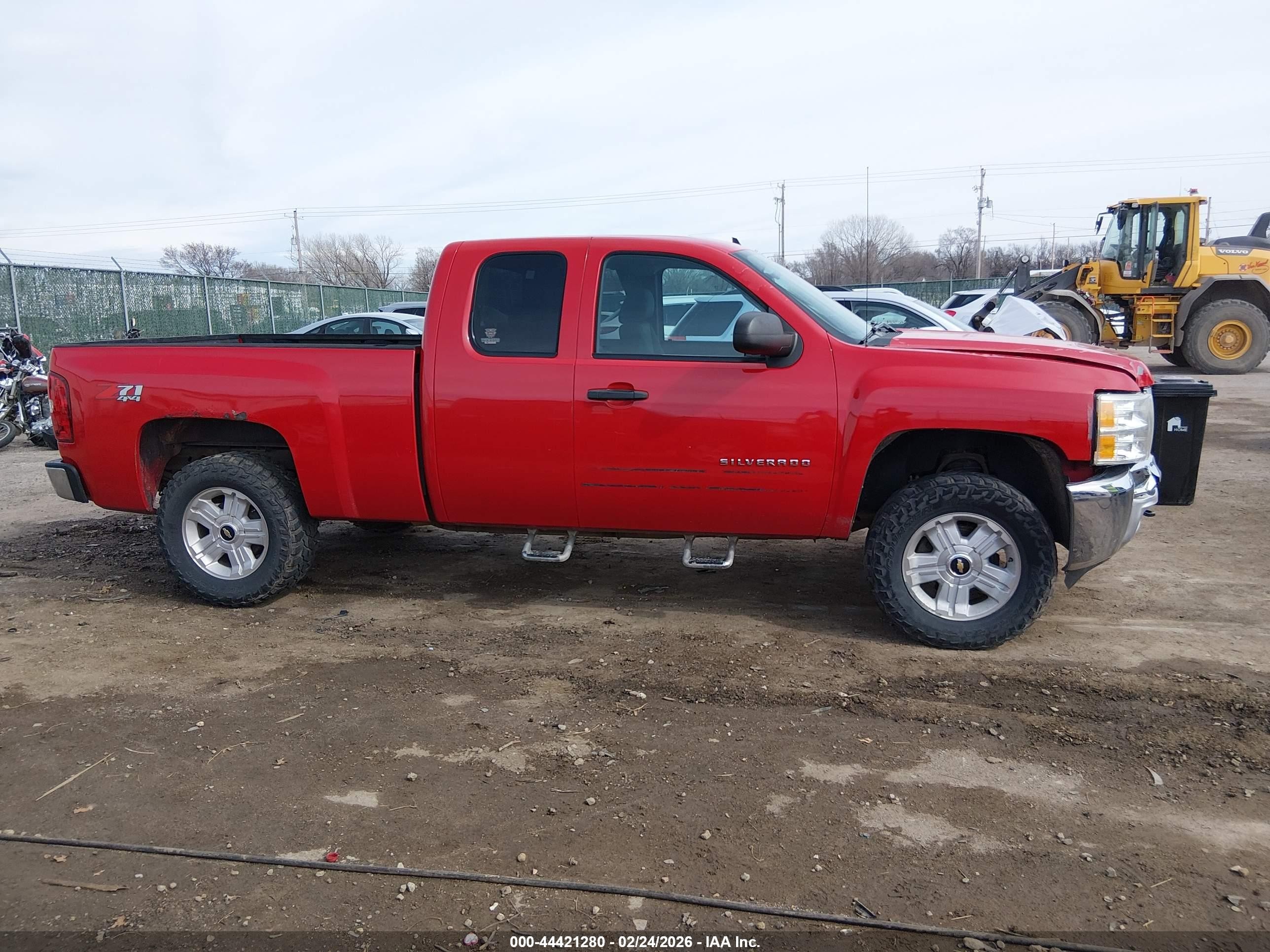 2012 Chevrolet Silverado 1500 Lt Red vin: 1GCRKSE75CZ295230
