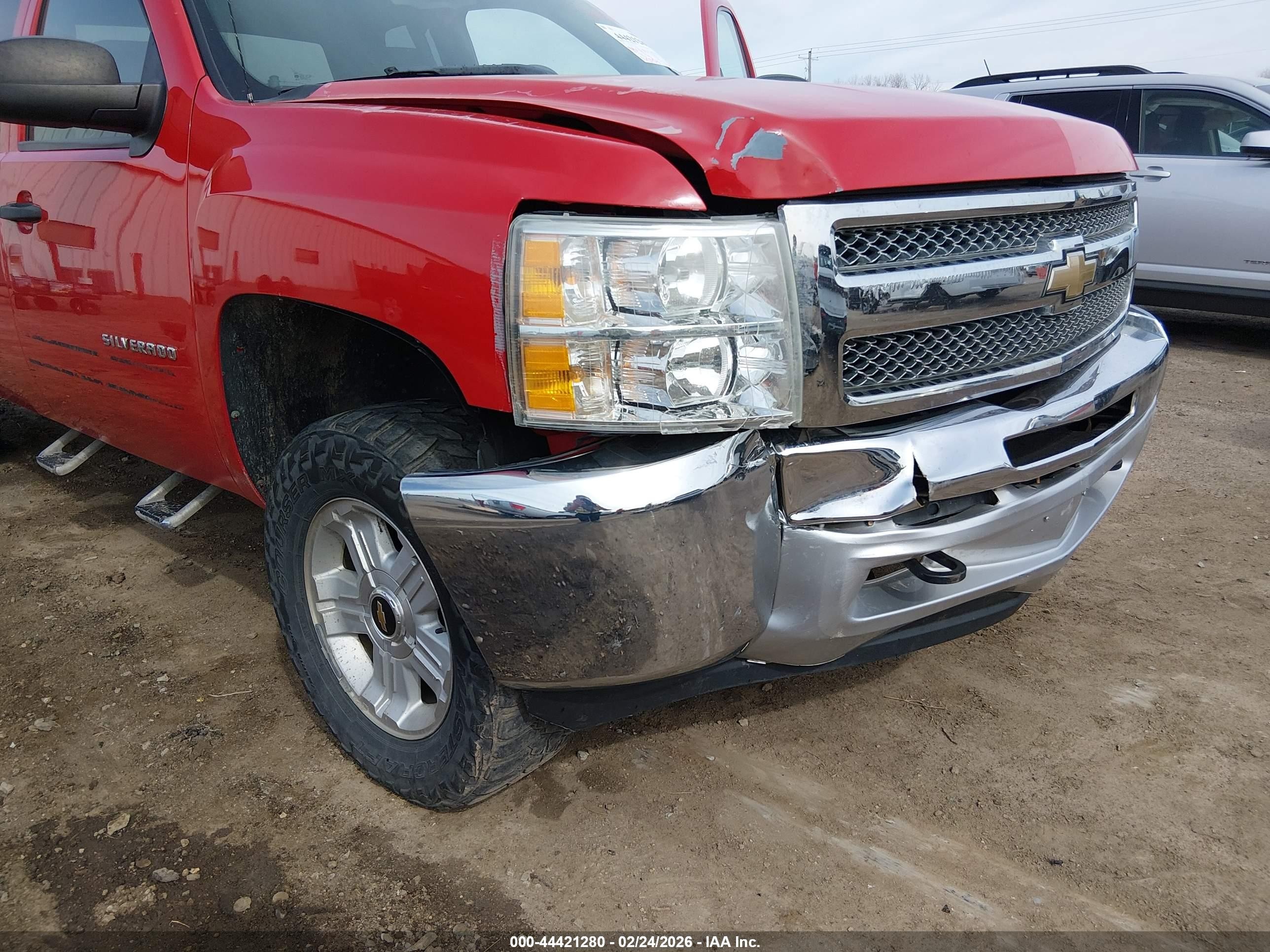 2012 Chevrolet Silverado 1500 Lt Red vin: 1GCRKSE75CZ295230