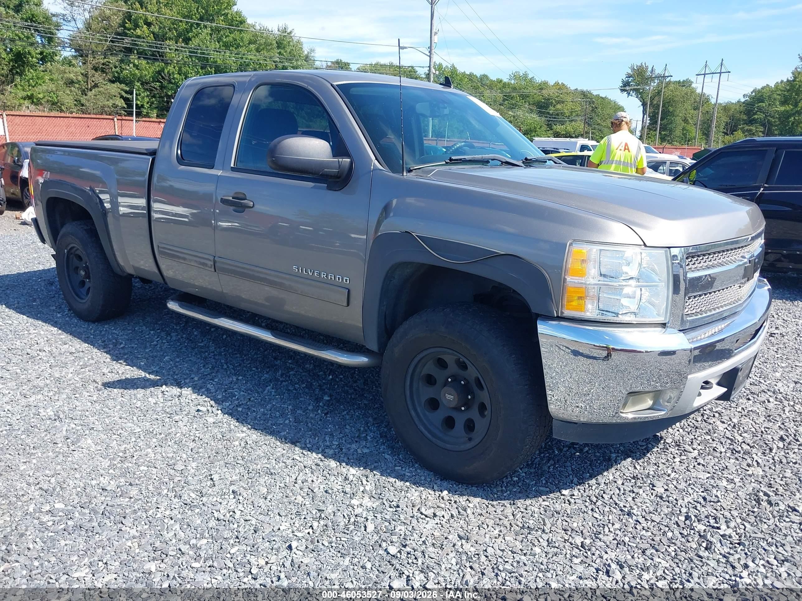 2012 Chevrolet Silverado 1500 Lt Gray vin: 1GCRKSE75CZ330123