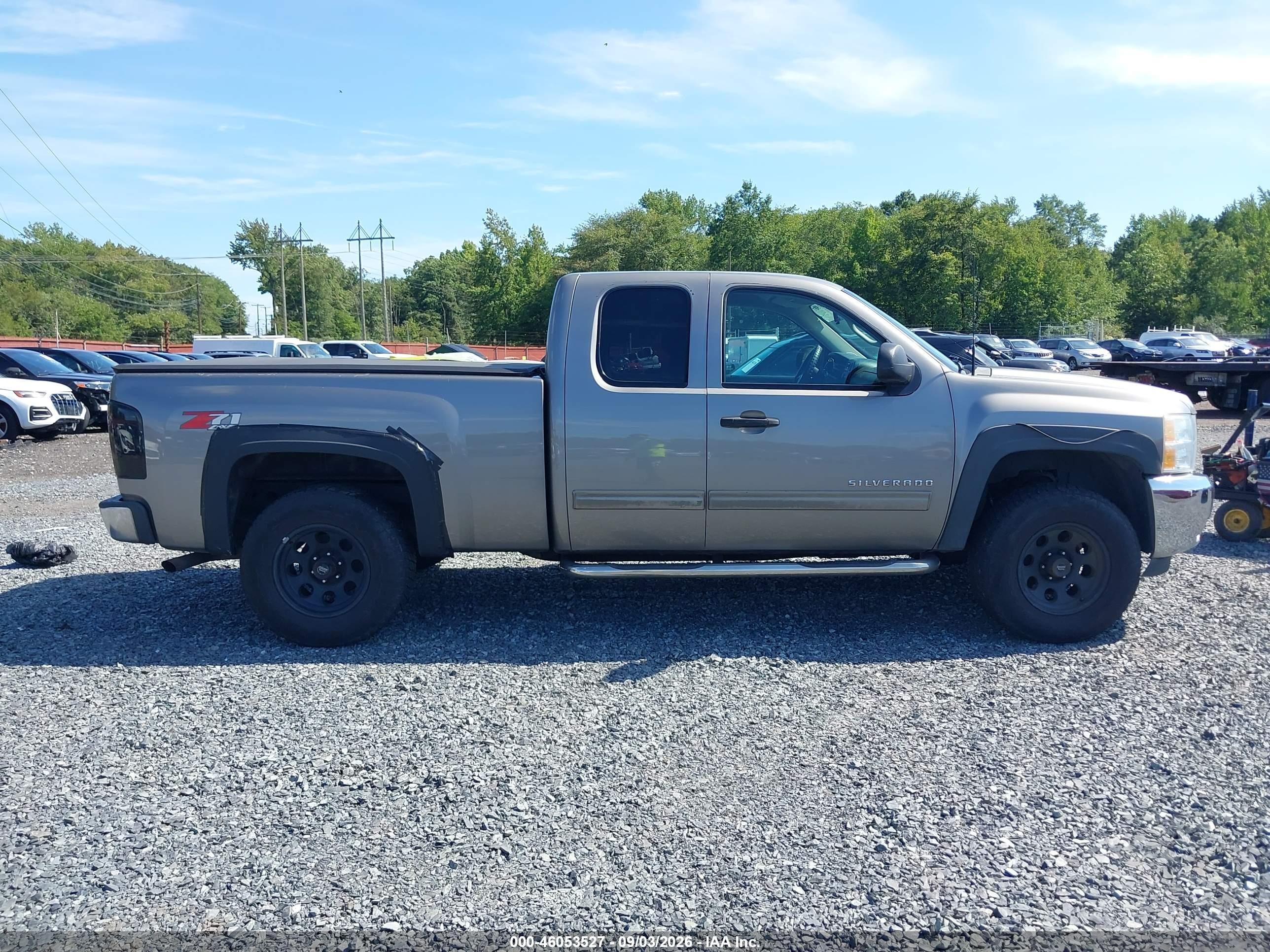 2012 Chevrolet Silverado 1500 Lt Gray vin: 1GCRKSE75CZ330123
