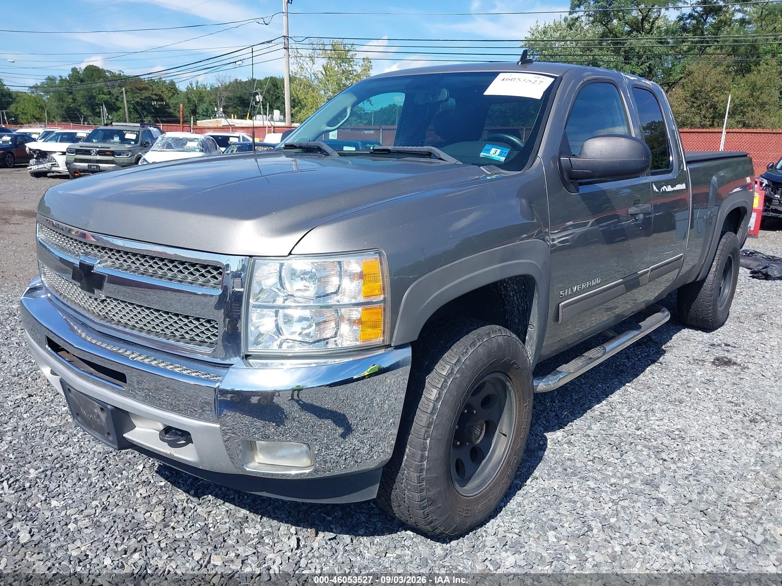 2012 Chevrolet Silverado 1500 Lt Gray vin: 1GCRKSE75CZ330123