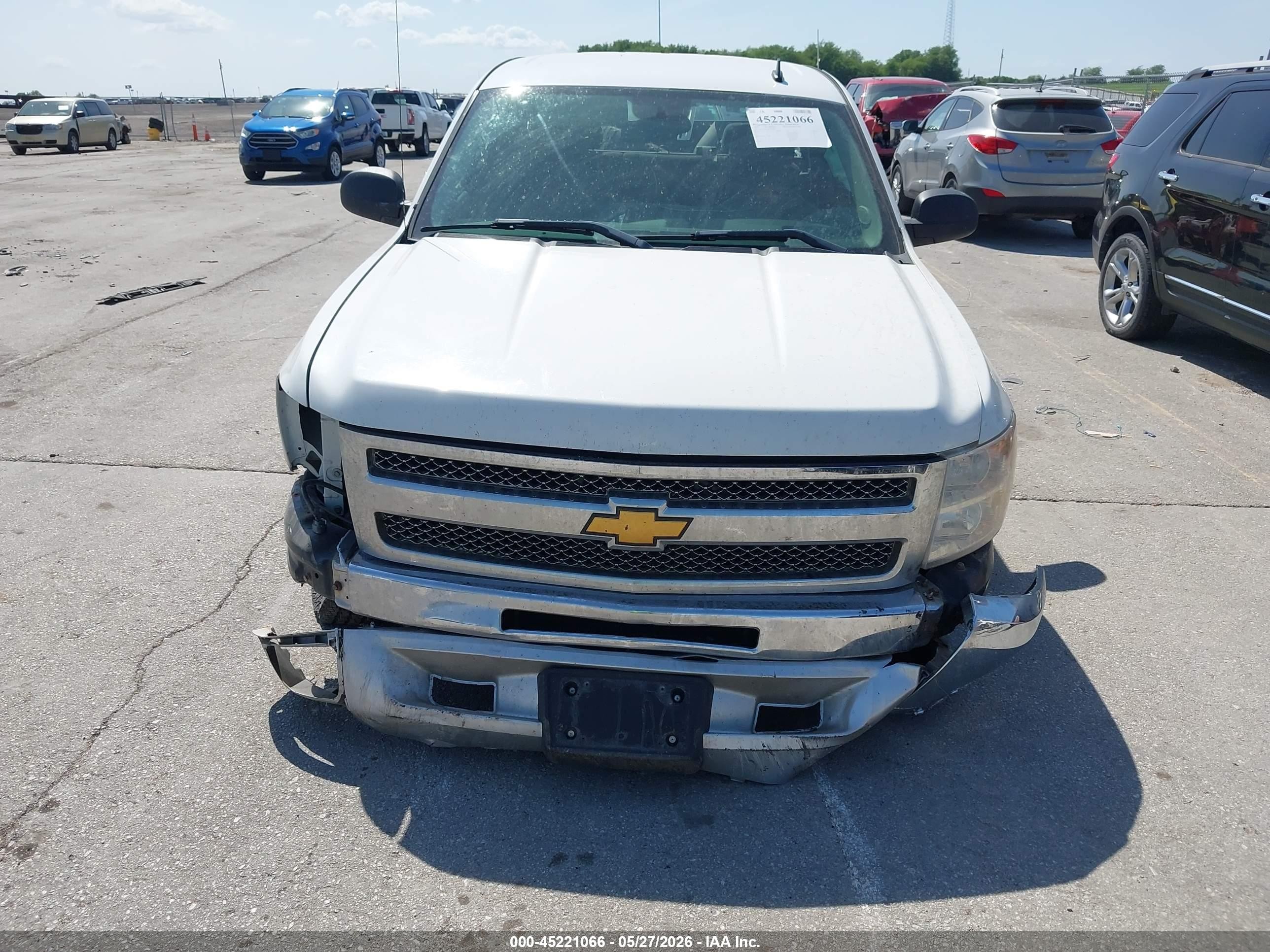 2013 Chevrolet Silverado 1500 Lt White vin: 1GCRKSE75DZ224711