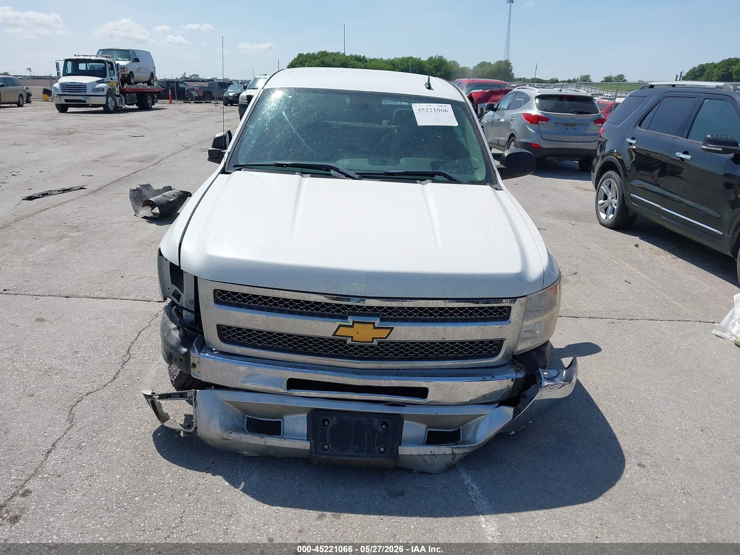 2013 Chevrolet Silverado 1500 Lt White vin: 1GCRKSE75DZ224711