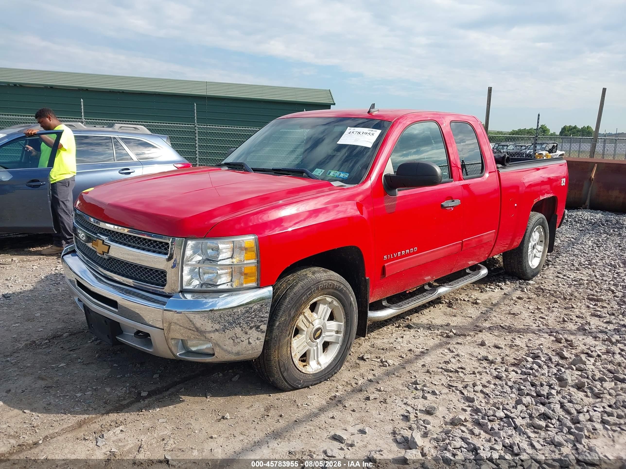 2013 Chevrolet Silverado 1500 Lt Red vin: 1GCRKSE75DZ286173
