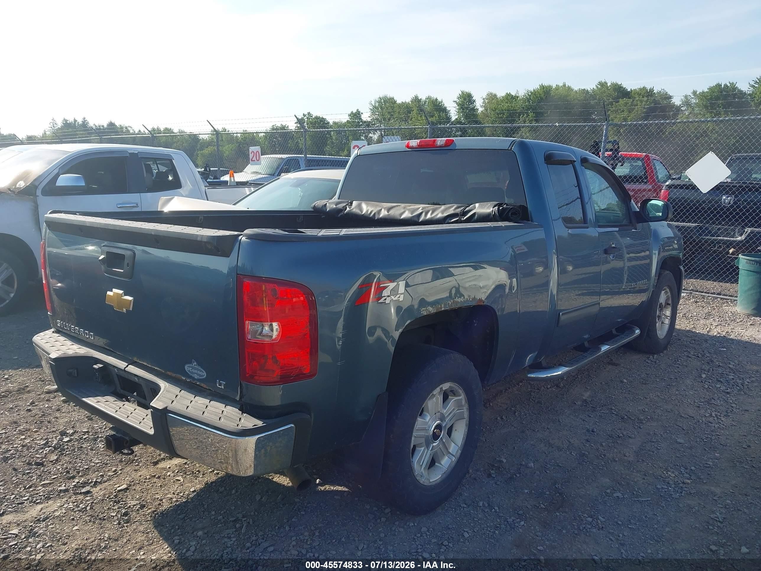 2013 Chevrolet Silverado 1500 Lt Blue vin: 1GCRKSE75DZ336411