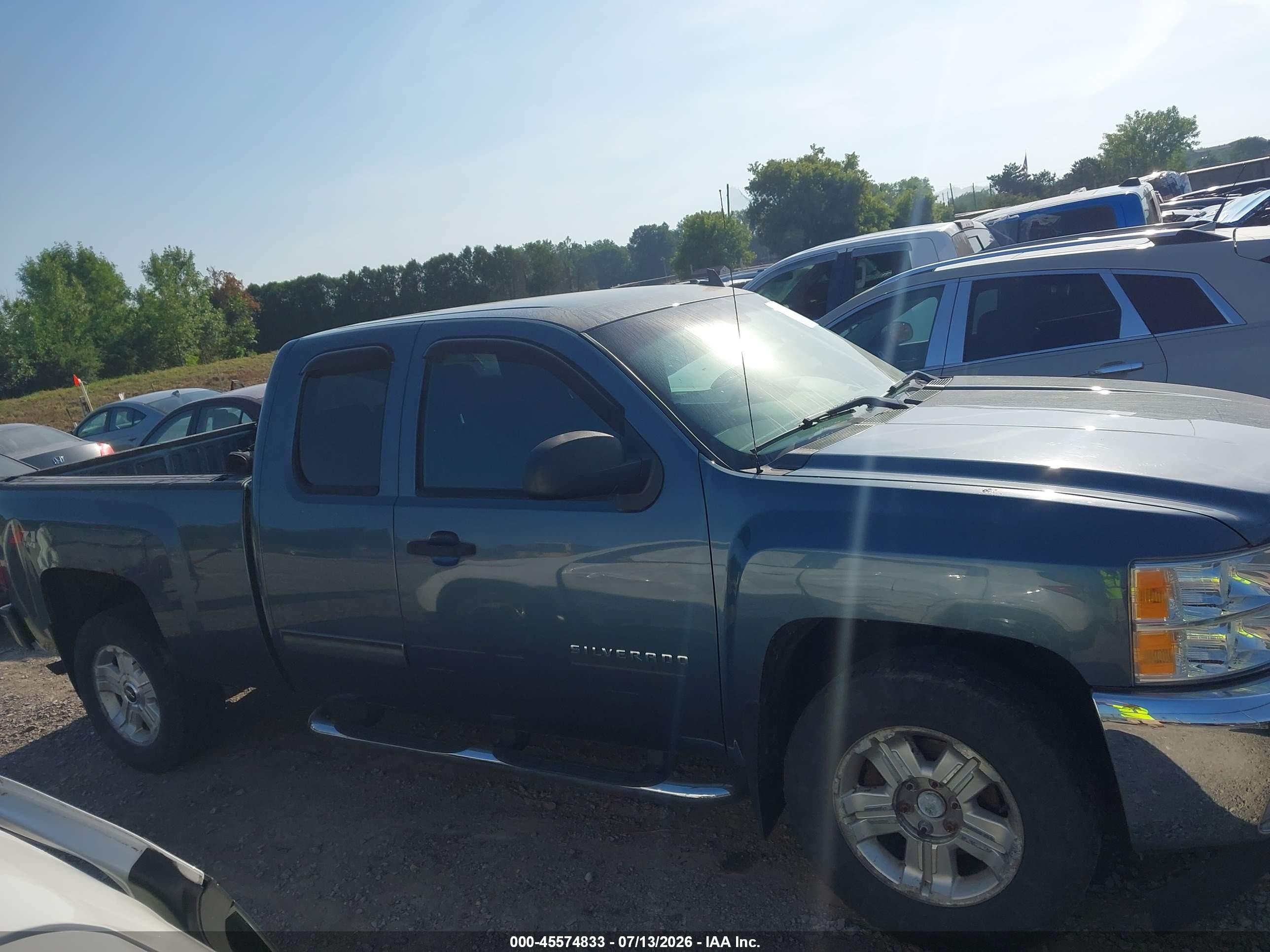 2013 Chevrolet Silverado 1500 Lt Blue vin: 1GCRKSE75DZ336411