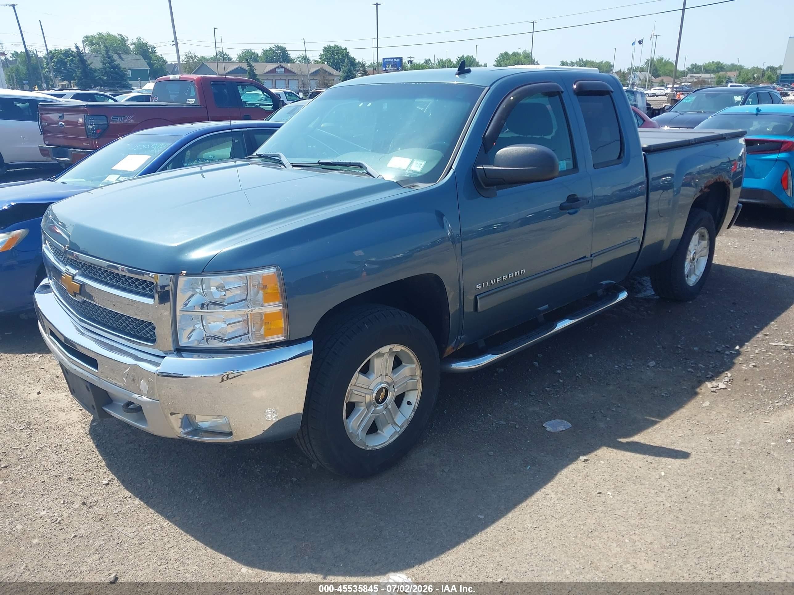 2013 Chevrolet Silverado 1500 Lt Gray vin: 1GCRKSE75DZ352138