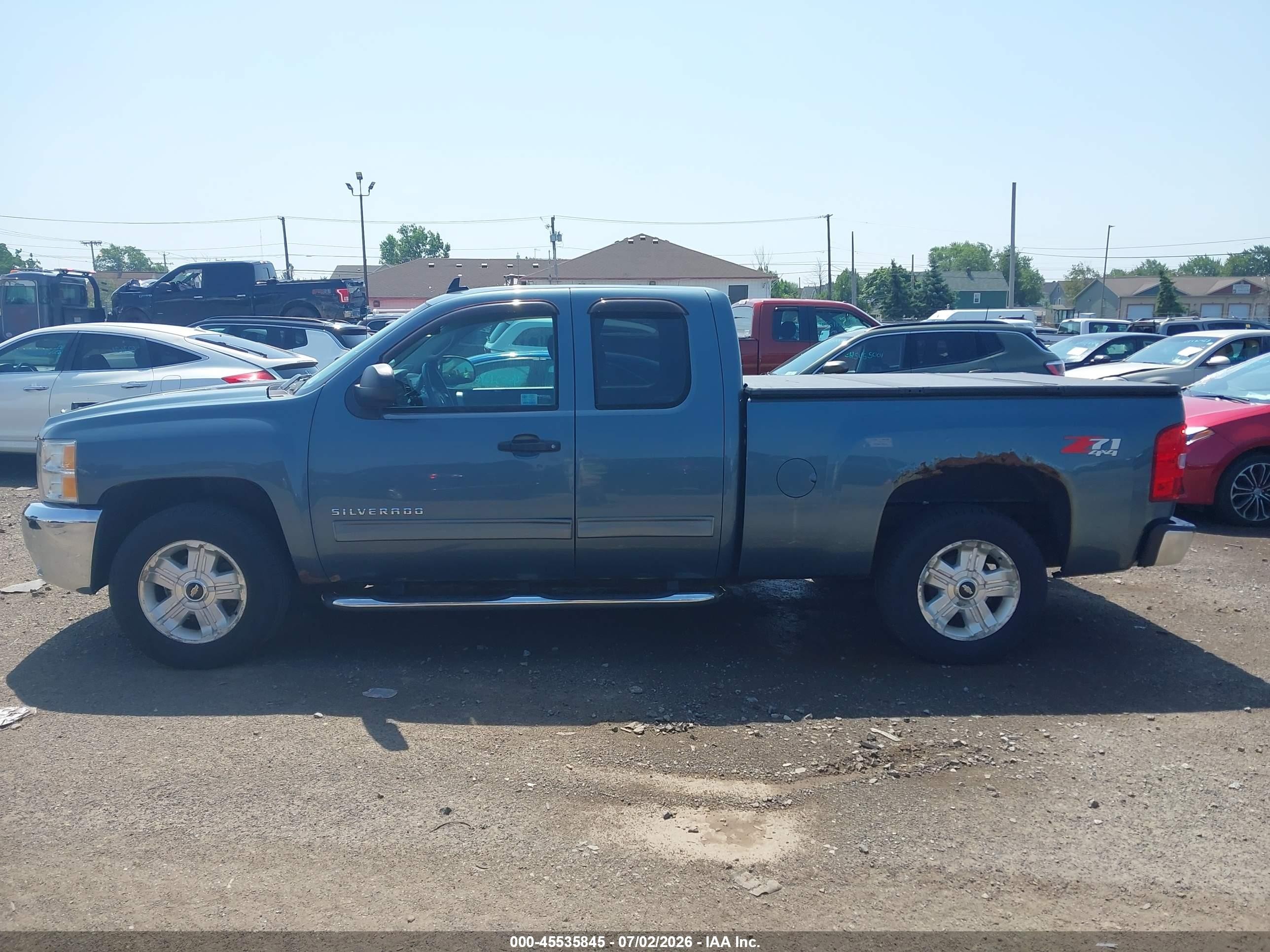 2013 Chevrolet Silverado 1500 Lt Gray vin: 1GCRKSE75DZ352138
