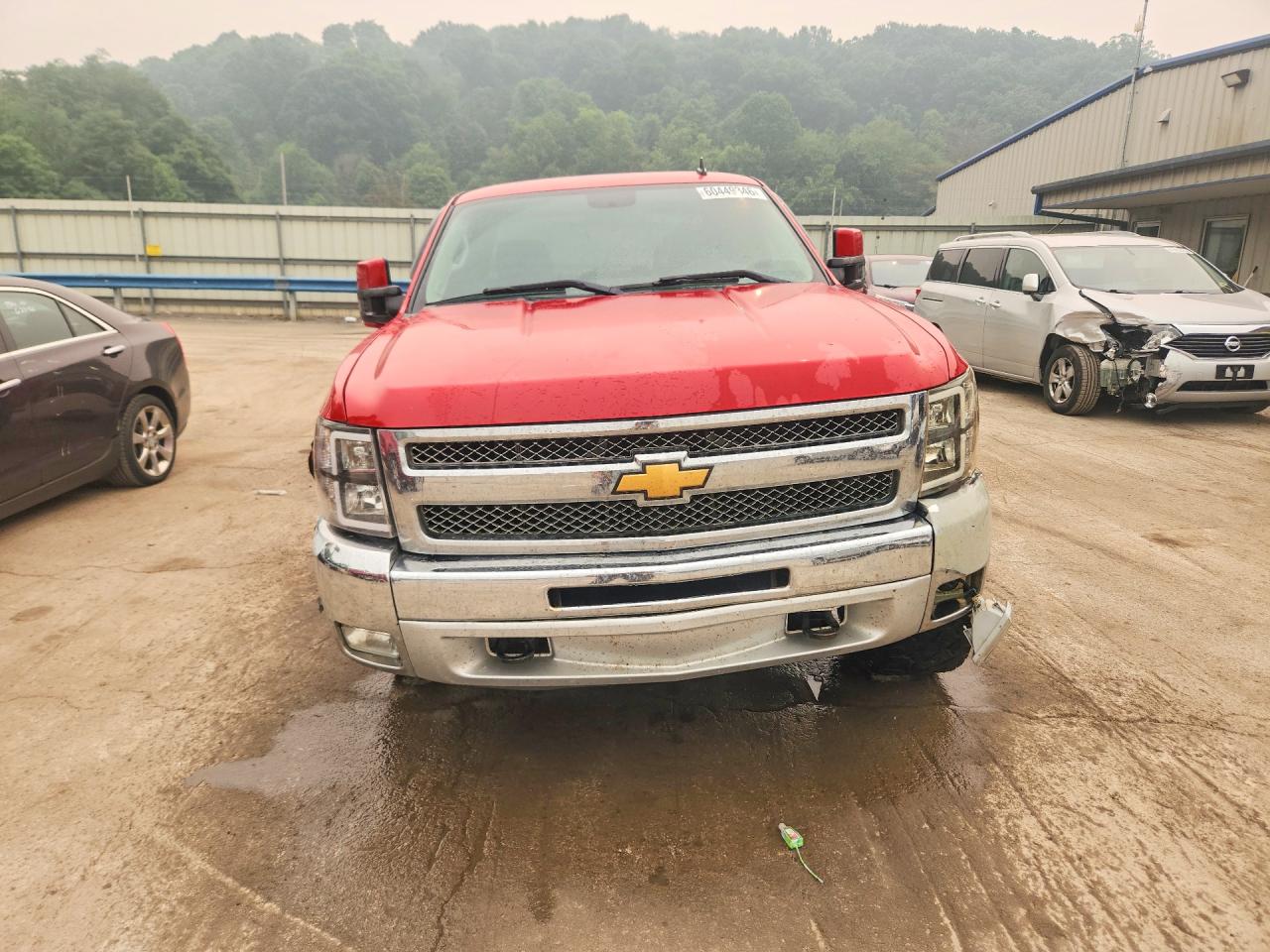 2013 Chevrolet Silverado K1500 Lt Красный vin: 1GCRKSE75DZ384118