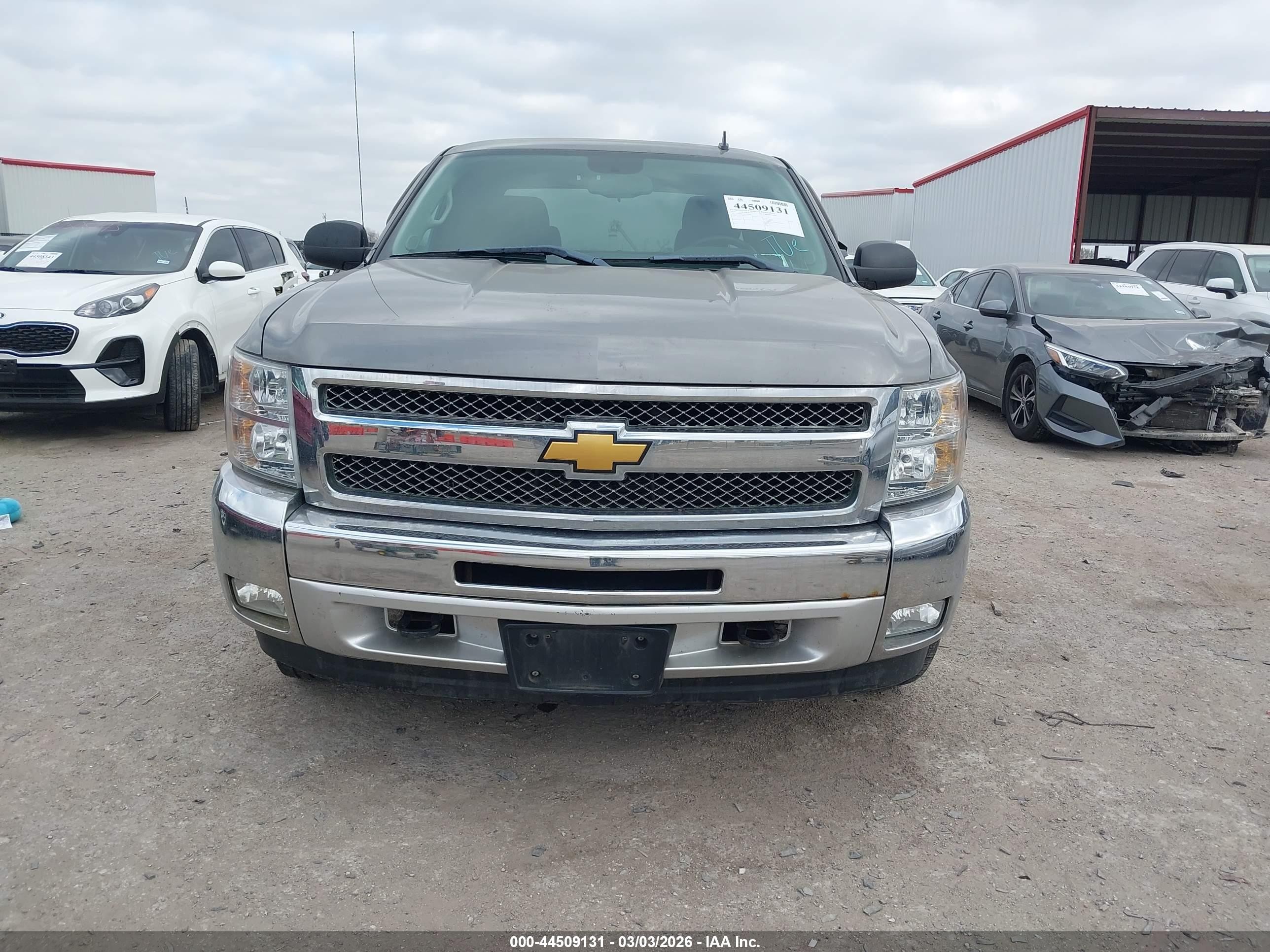2012 Chevrolet Silverado 1500 Lt Серый vin: 1GCRKSE76CZ239281