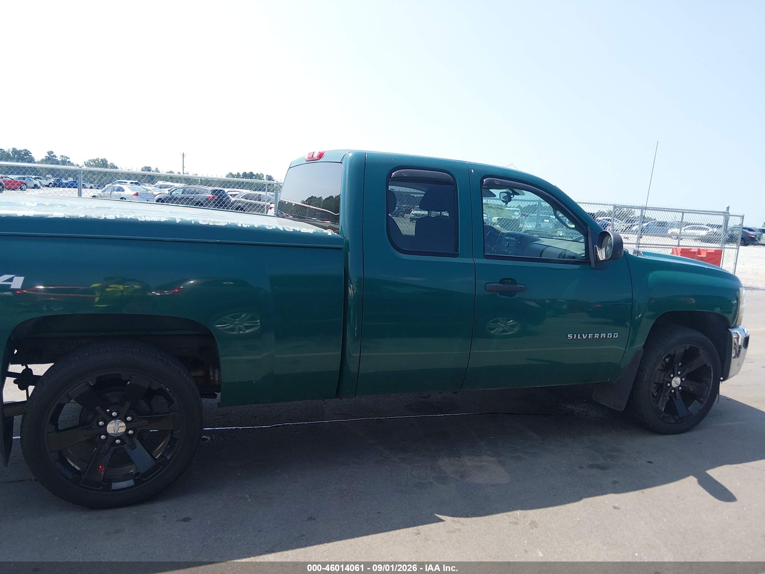 2013 Chevrolet Silverado 1500 Lt Green vin: 1GCRKSE76DZ154071