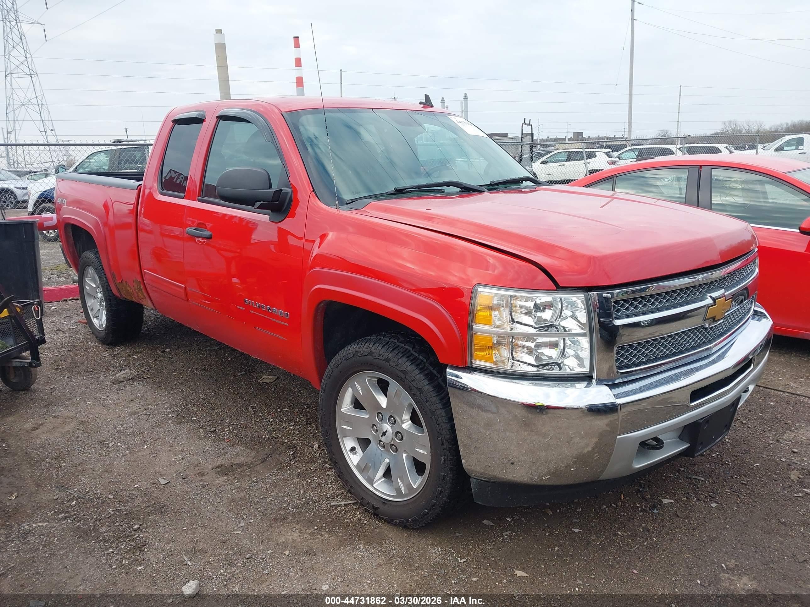 2013 Chevrolet Silverado 1500 Lt Red vin: 1GCRKSE76DZ293276