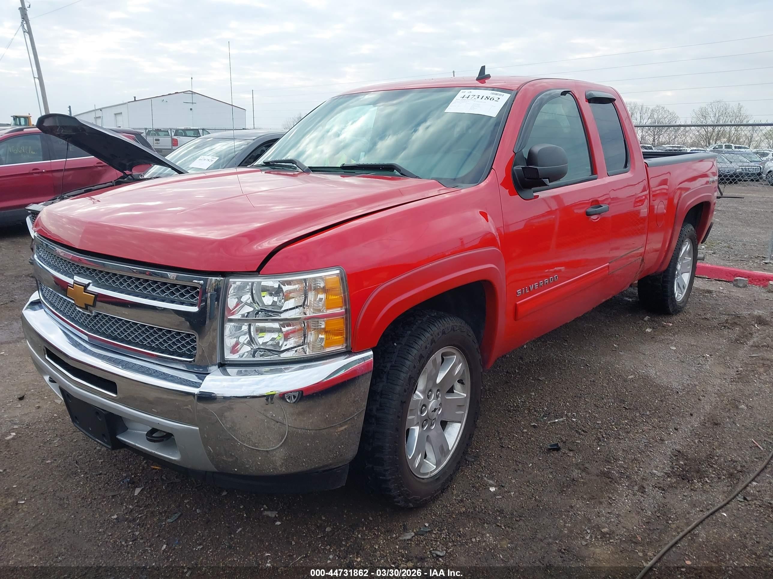 2013 Chevrolet Silverado 1500 Lt Красный vin: 1GCRKSE76DZ293276