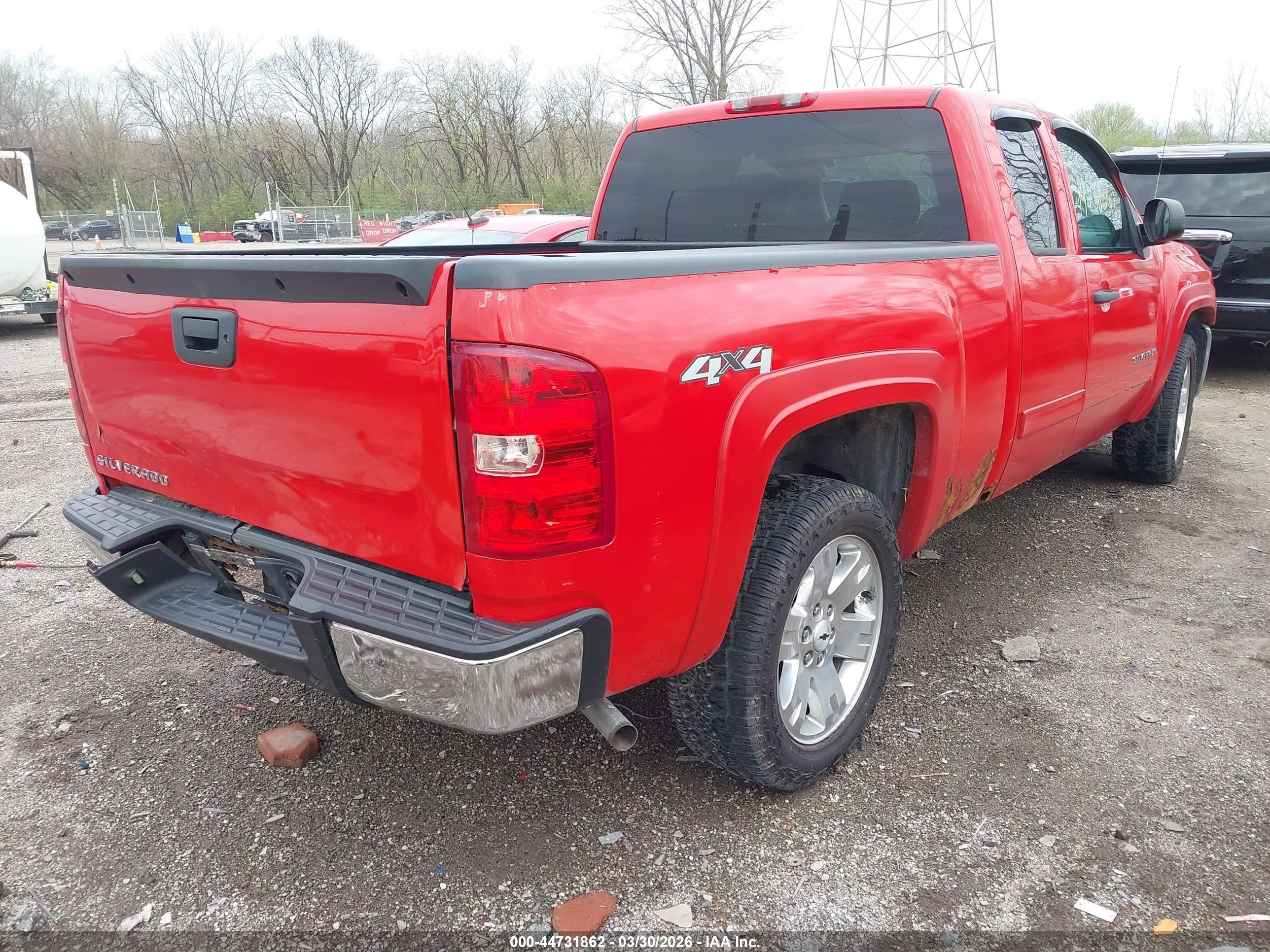 2013 Chevrolet Silverado 1500 Lt Красный vin: 1GCRKSE76DZ293276