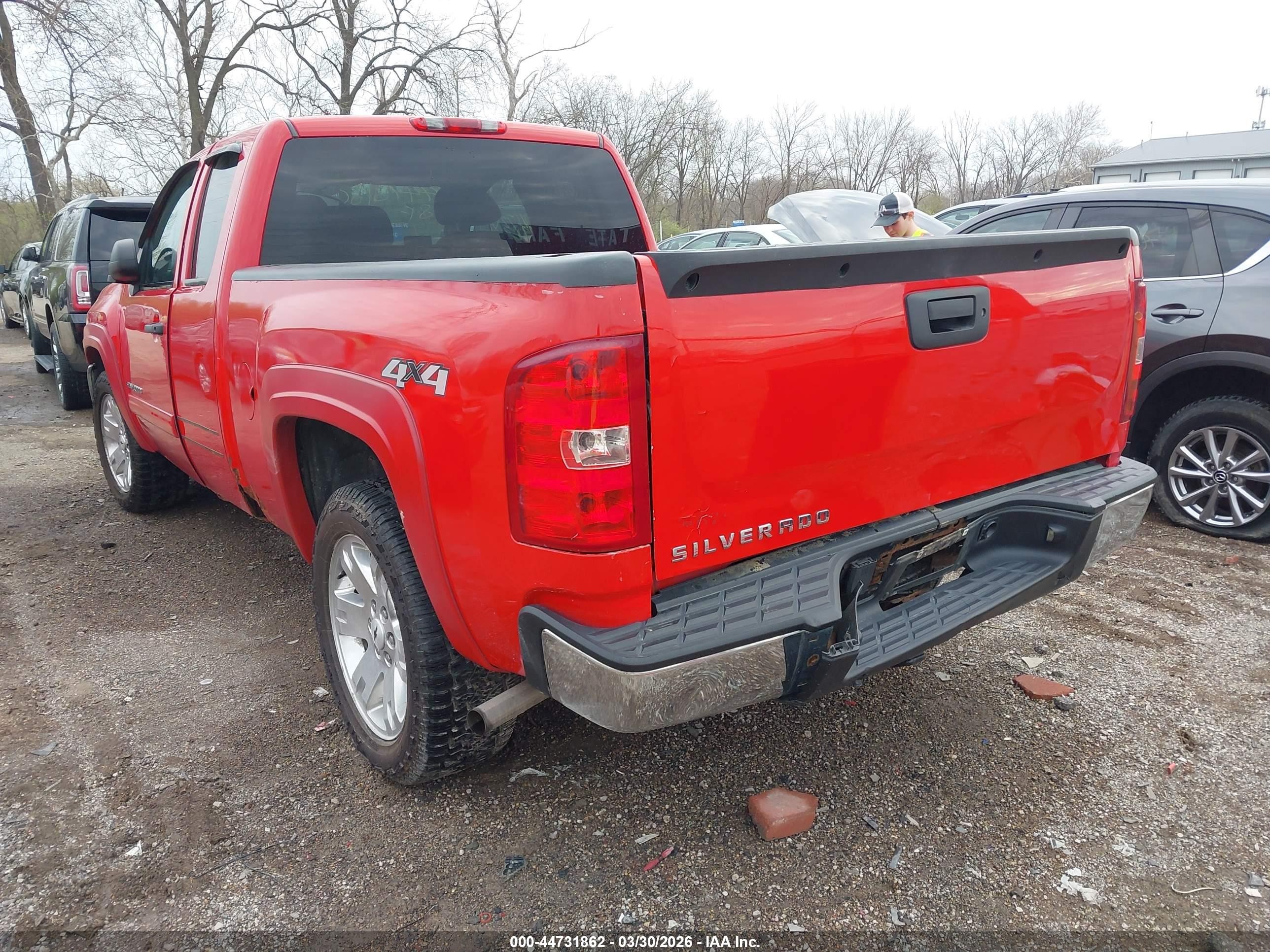 2013 Chevrolet Silverado 1500 Lt Красный vin: 1GCRKSE76DZ293276
