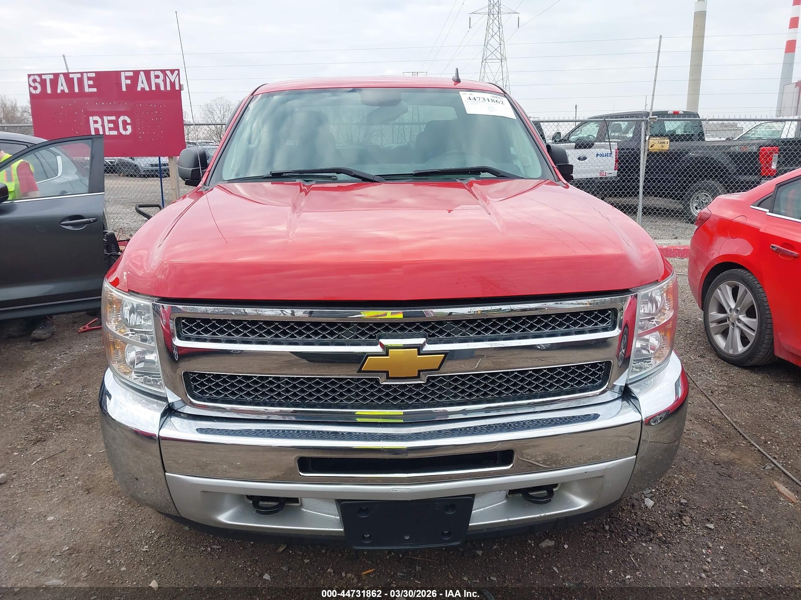 2013 Chevrolet Silverado 1500 Lt Красный vin: 1GCRKSE76DZ293276