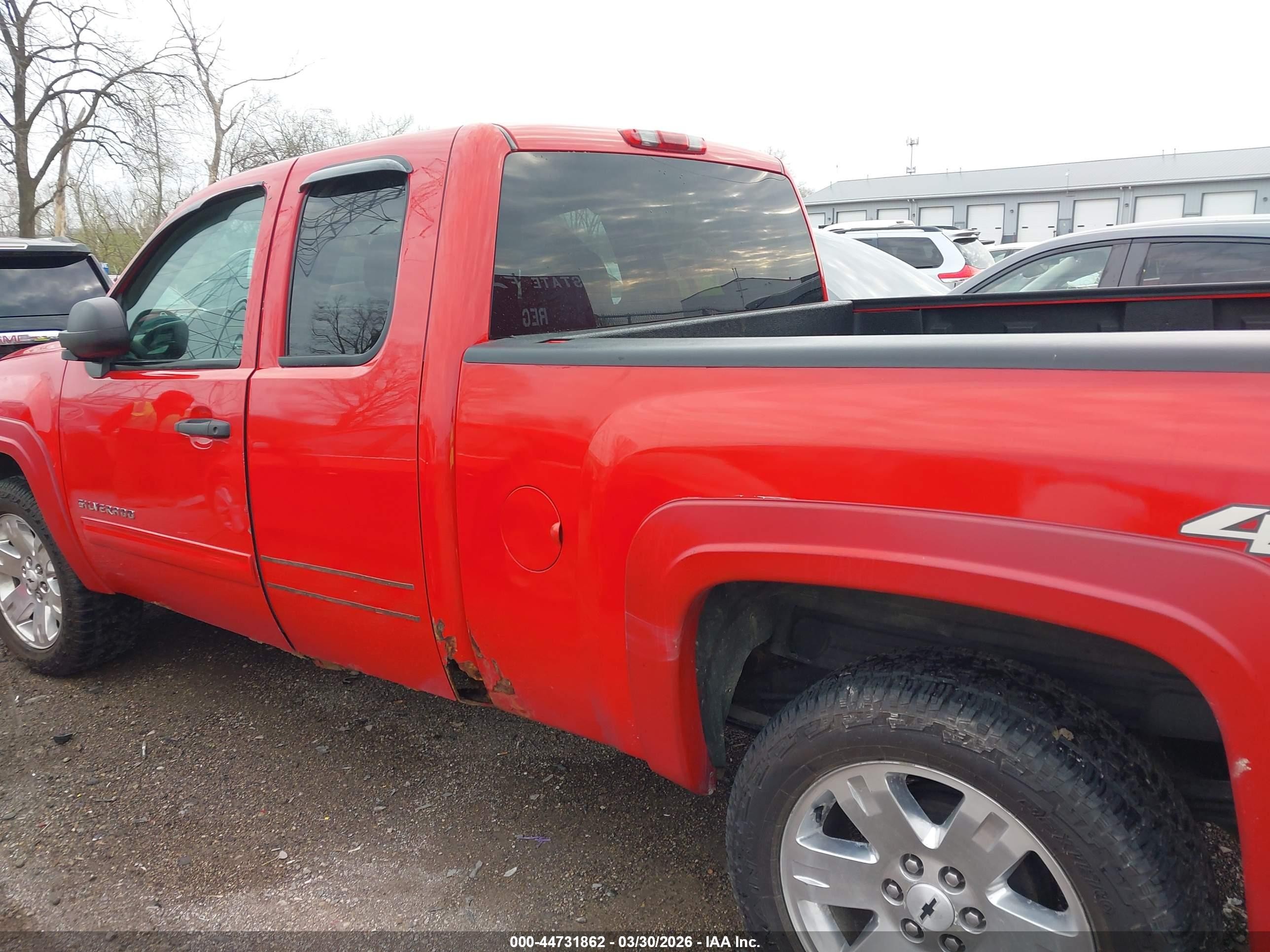 2013 Chevrolet Silverado 1500 Lt Красный vin: 1GCRKSE76DZ293276