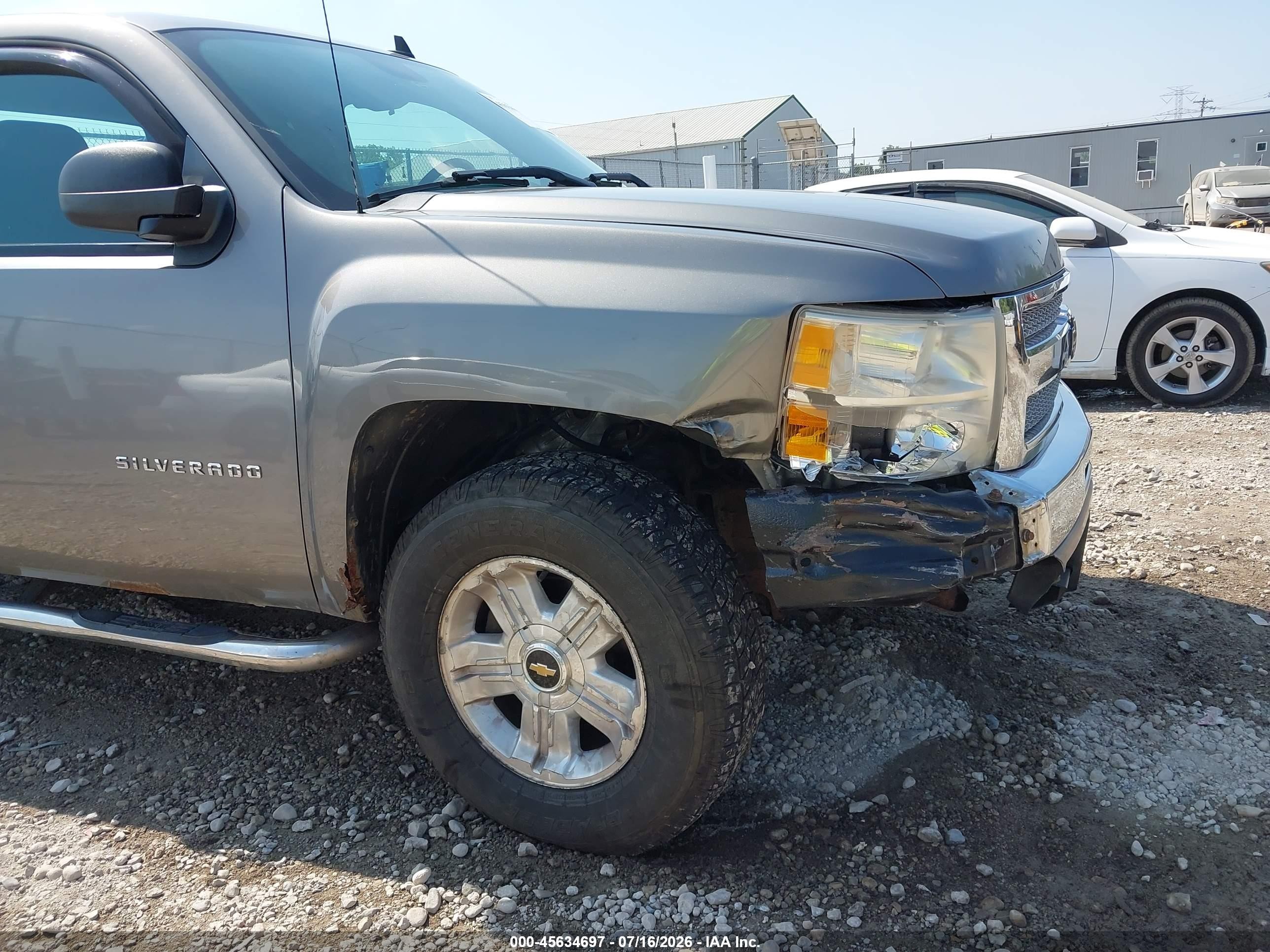 2013 Chevrolet Silverado 1500 Lt Gray vin: 1GCRKSE76DZ387481
