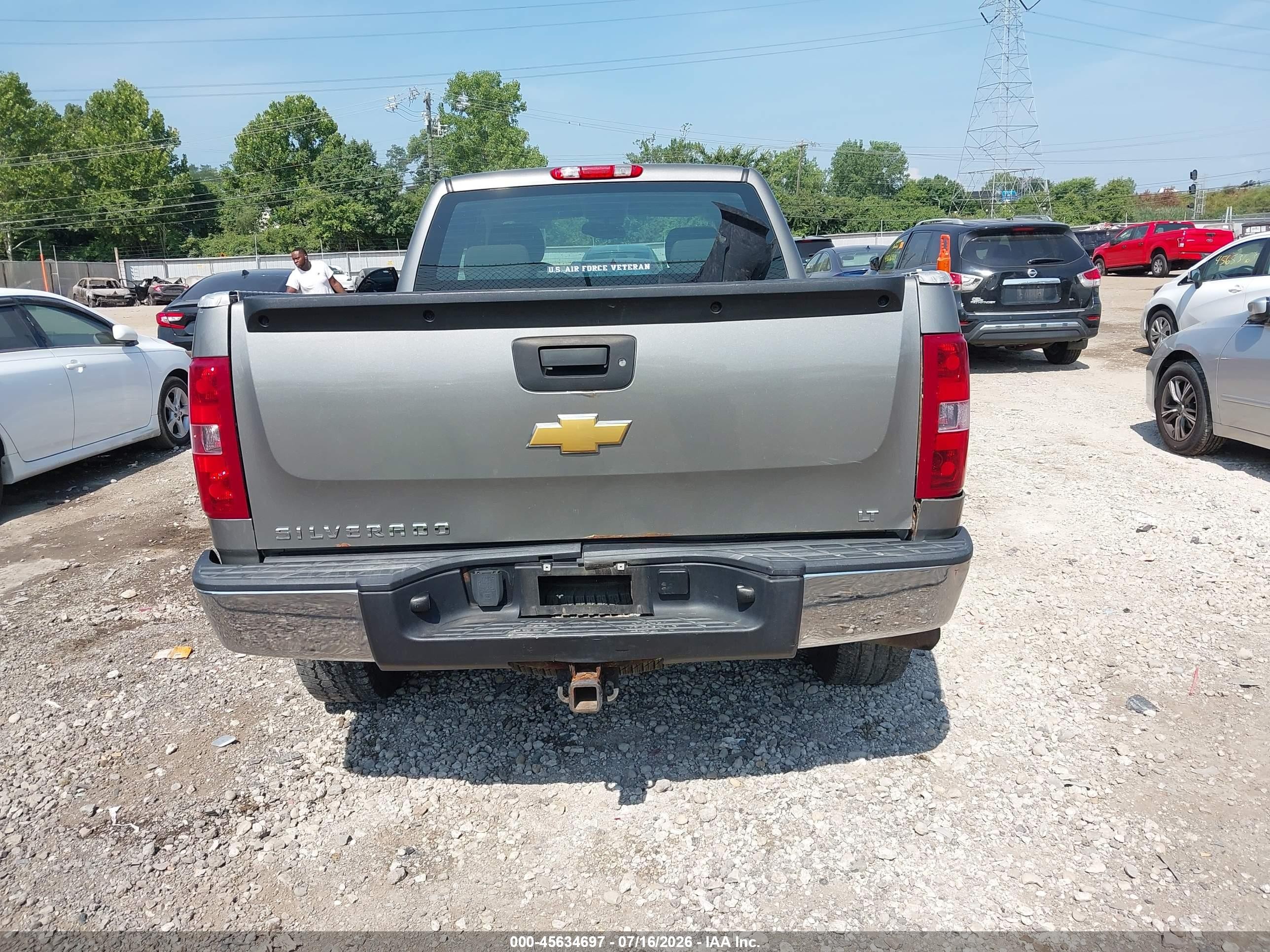 2013 Chevrolet Silverado 1500 Lt Gray vin: 1GCRKSE76DZ387481