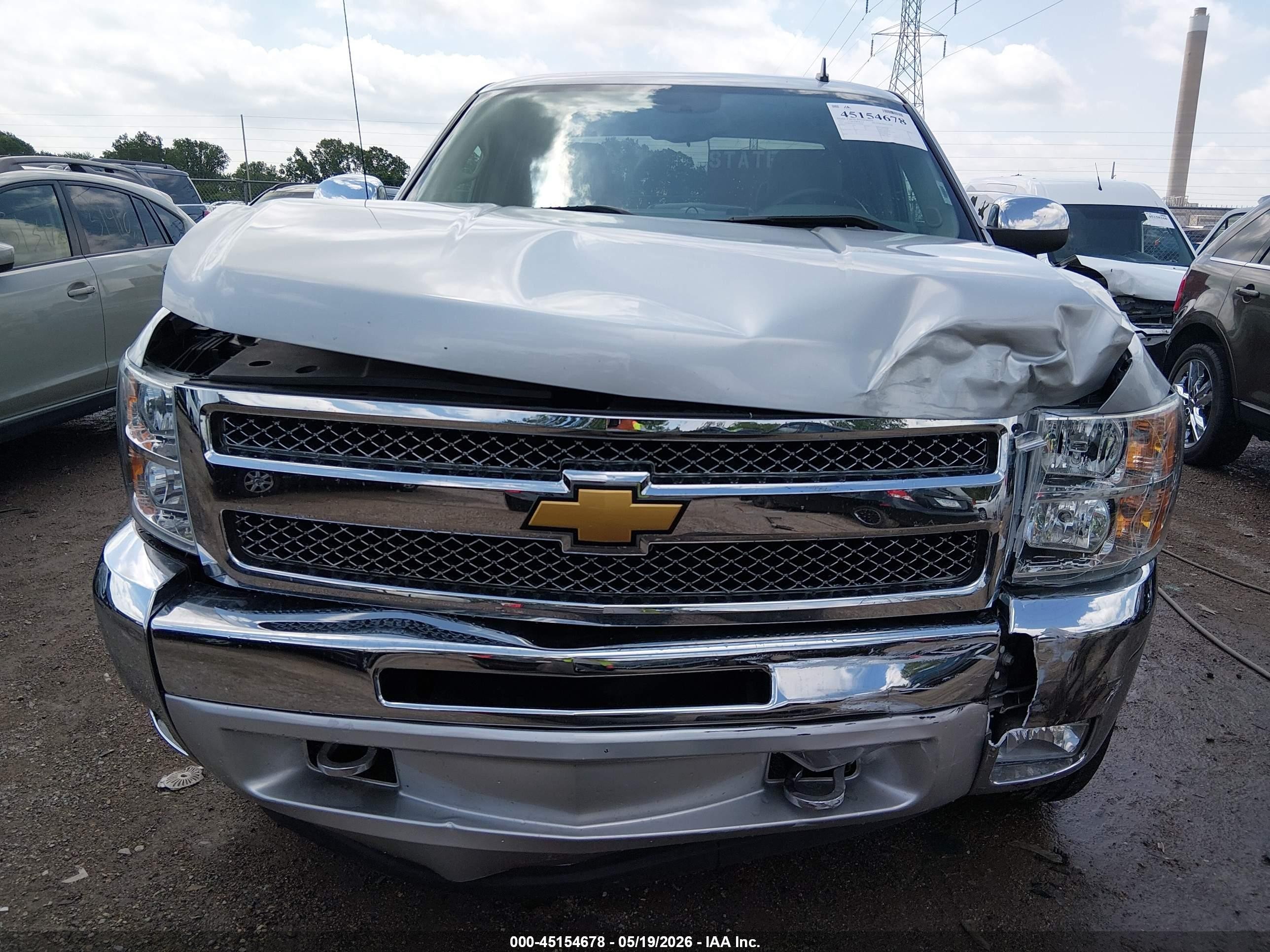 2012 Chevrolet Silverado 1500 Lt Silver vin: 1GCRKSE78CZ299868
