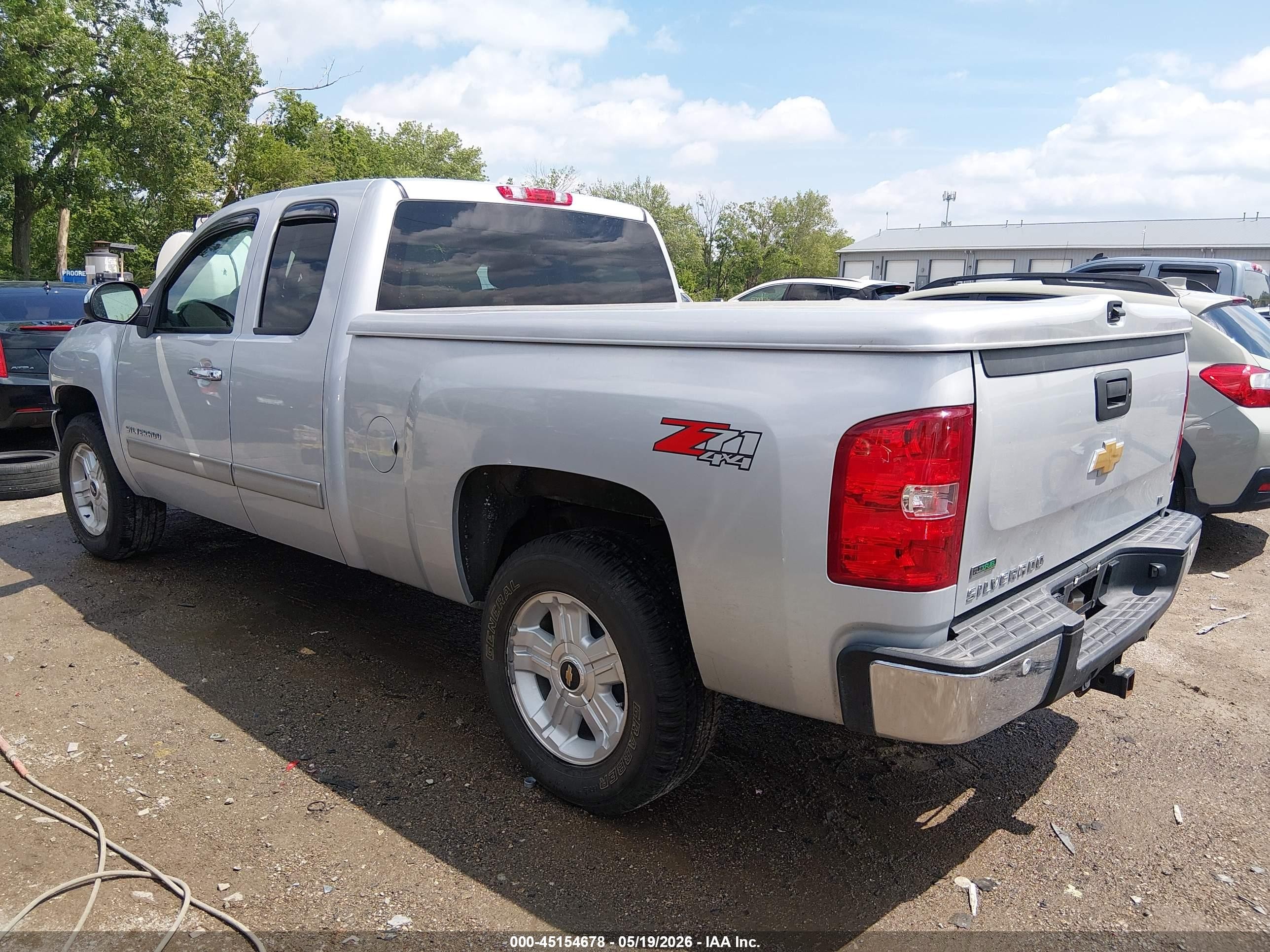 2012 Chevrolet Silverado 1500 Lt Silver vin: 1GCRKSE78CZ299868