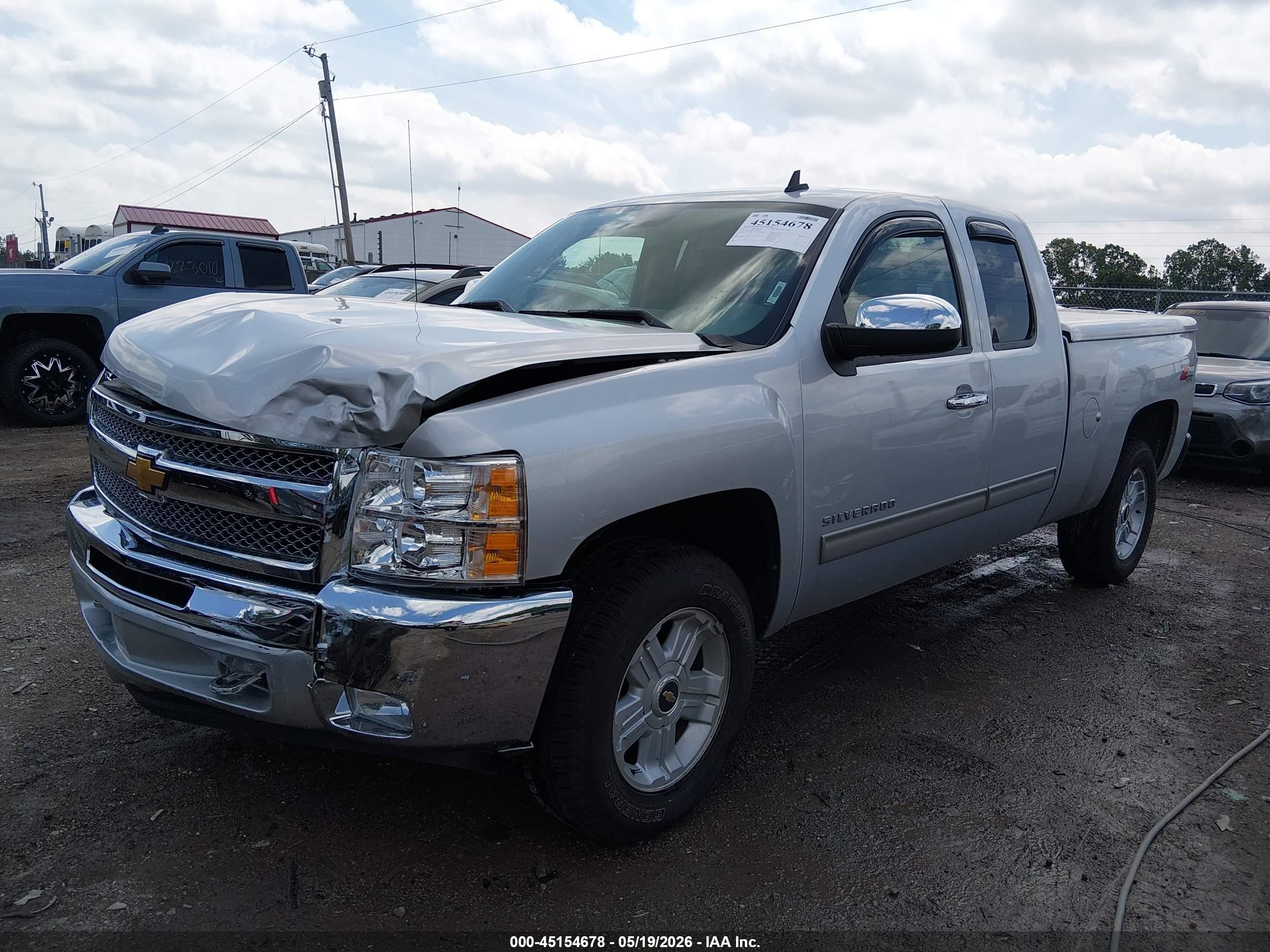 2012 Chevrolet Silverado 1500 Lt Silver vin: 1GCRKSE78CZ299868