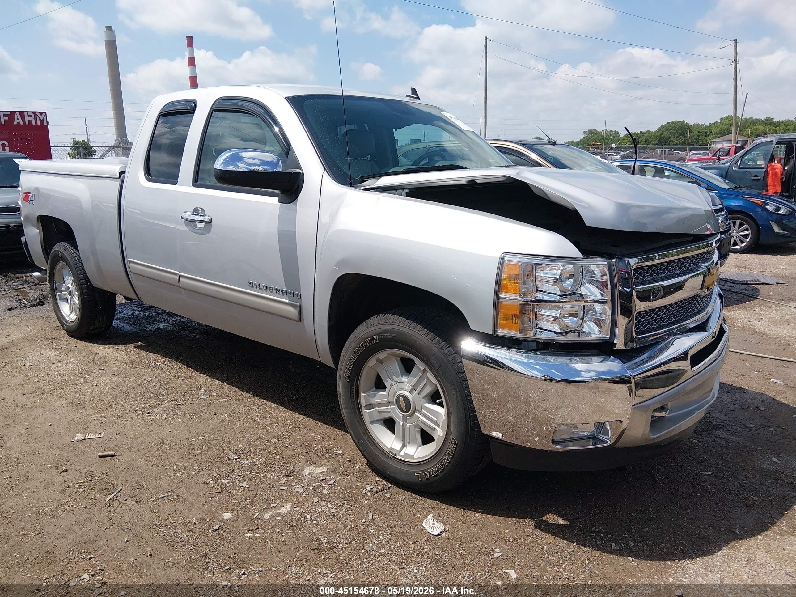 2012 Chevrolet Silverado 1500 Lt Silver vin: 1GCRKSE78CZ299868
