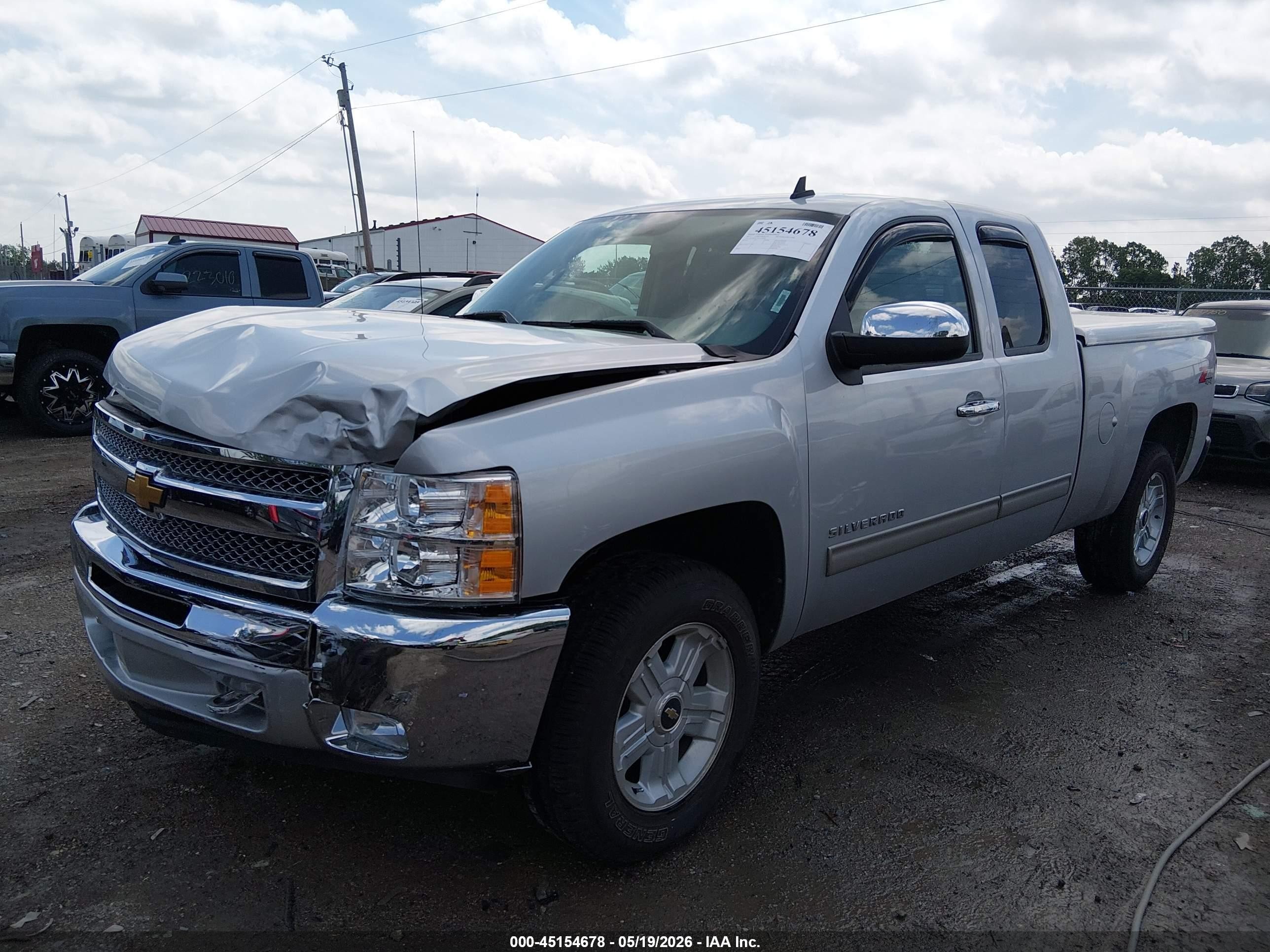 2012 Chevrolet Silverado 1500 Lt Silver vin: 1GCRKSE78CZ299868