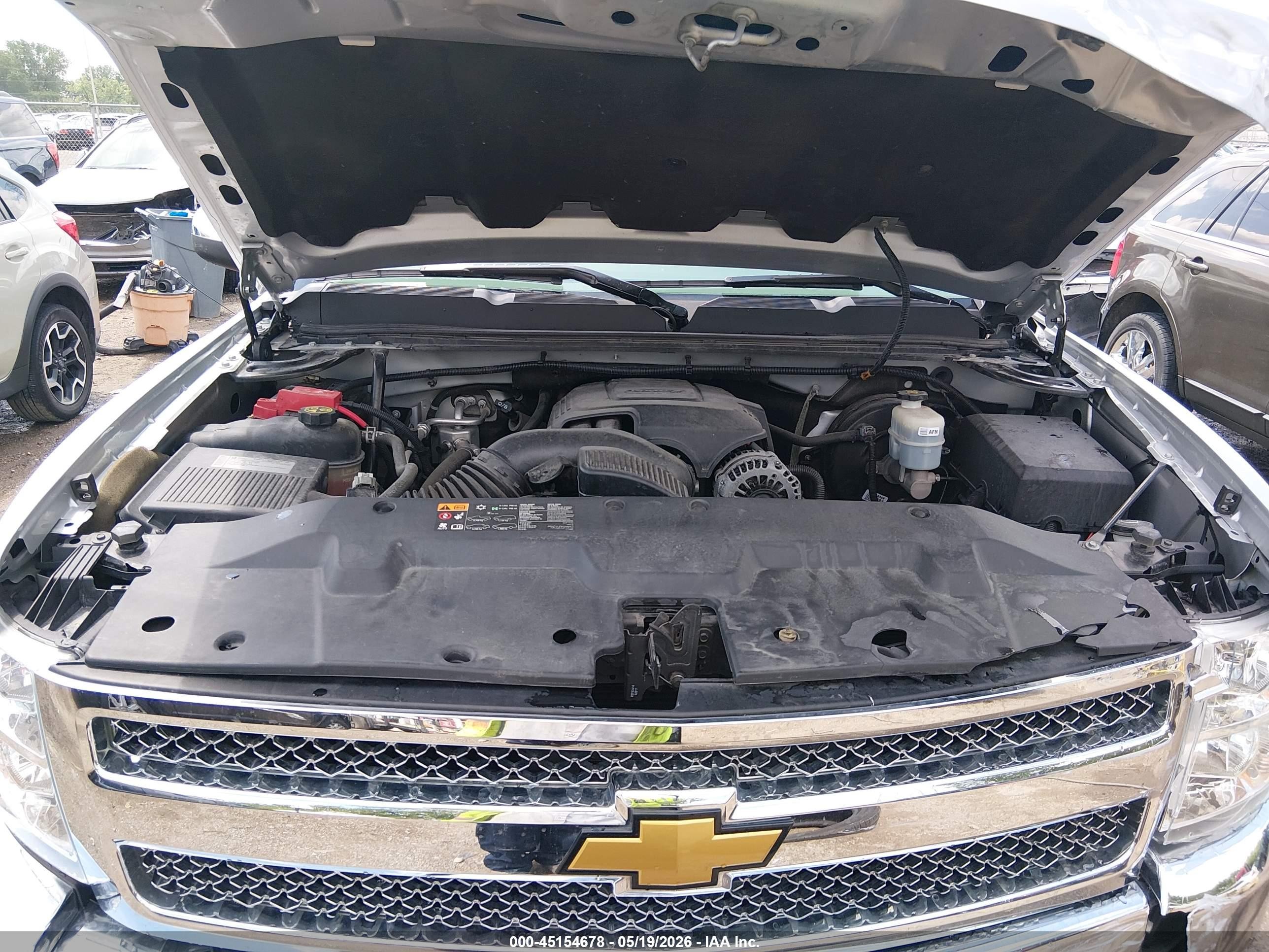 2012 Chevrolet Silverado 1500 Lt Silver vin: 1GCRKSE78CZ299868