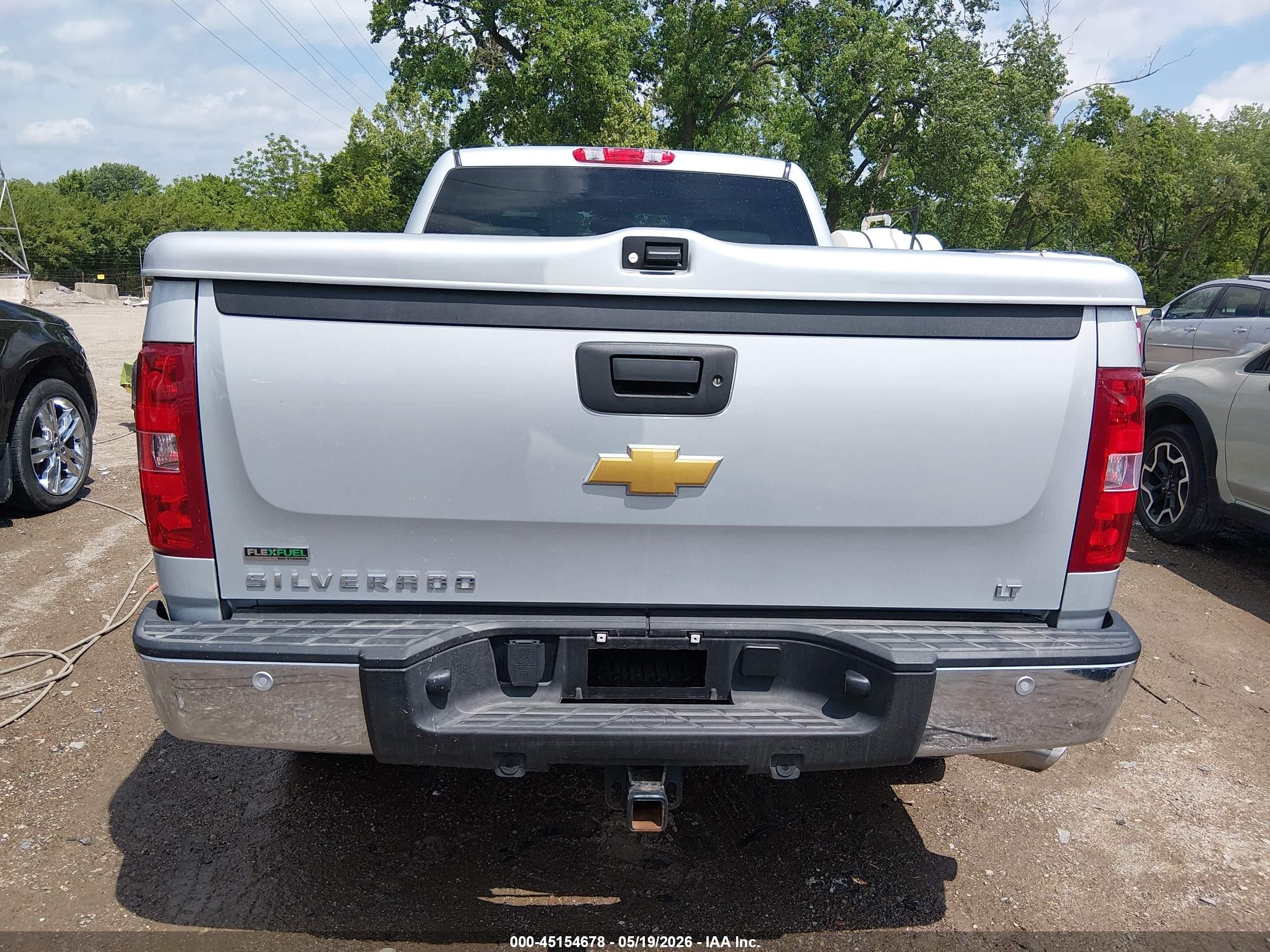 2012 Chevrolet Silverado 1500 Lt Silver vin: 1GCRKSE78CZ299868