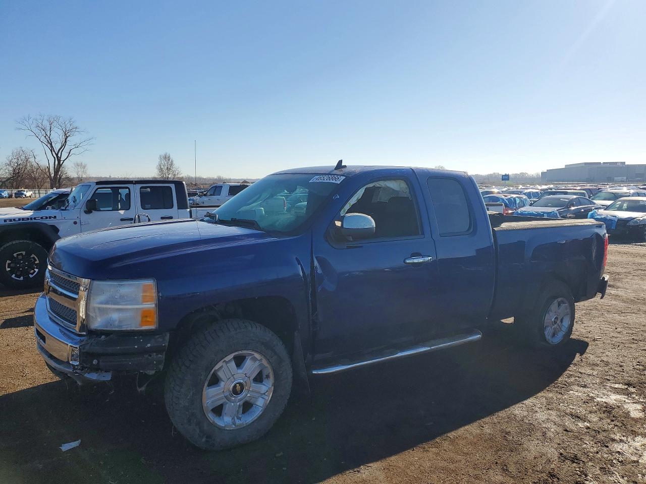 2013 Chevrolet Silverado K1500 Lt Blue vin: 1GCRKSE79DZ100912