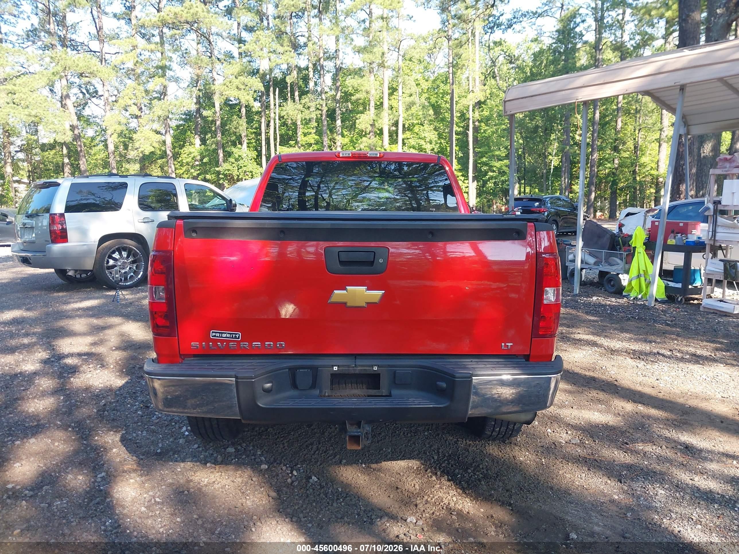 2013 Chevrolet Silverado 1500 Lt Red vin: 1GCRKSE79DZ123400