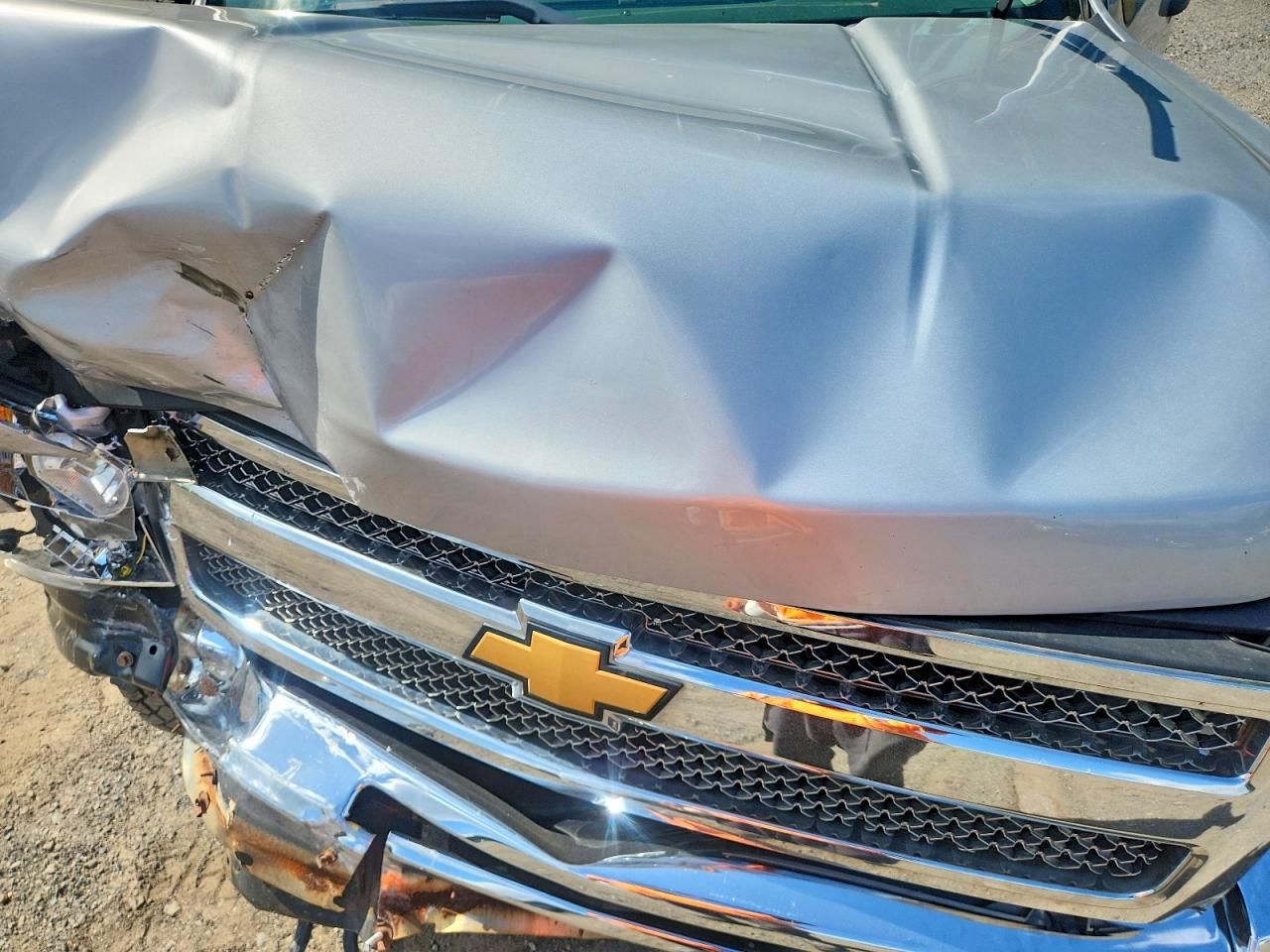 2013 Chevrolet Silverado K1500 Lt Silver vin: 1GCRKSE79DZ128807
