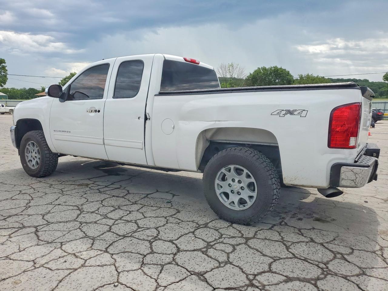 2013 Chevrolet Silverado K1500 Lt White vin: 1GCRKSE79DZ211153