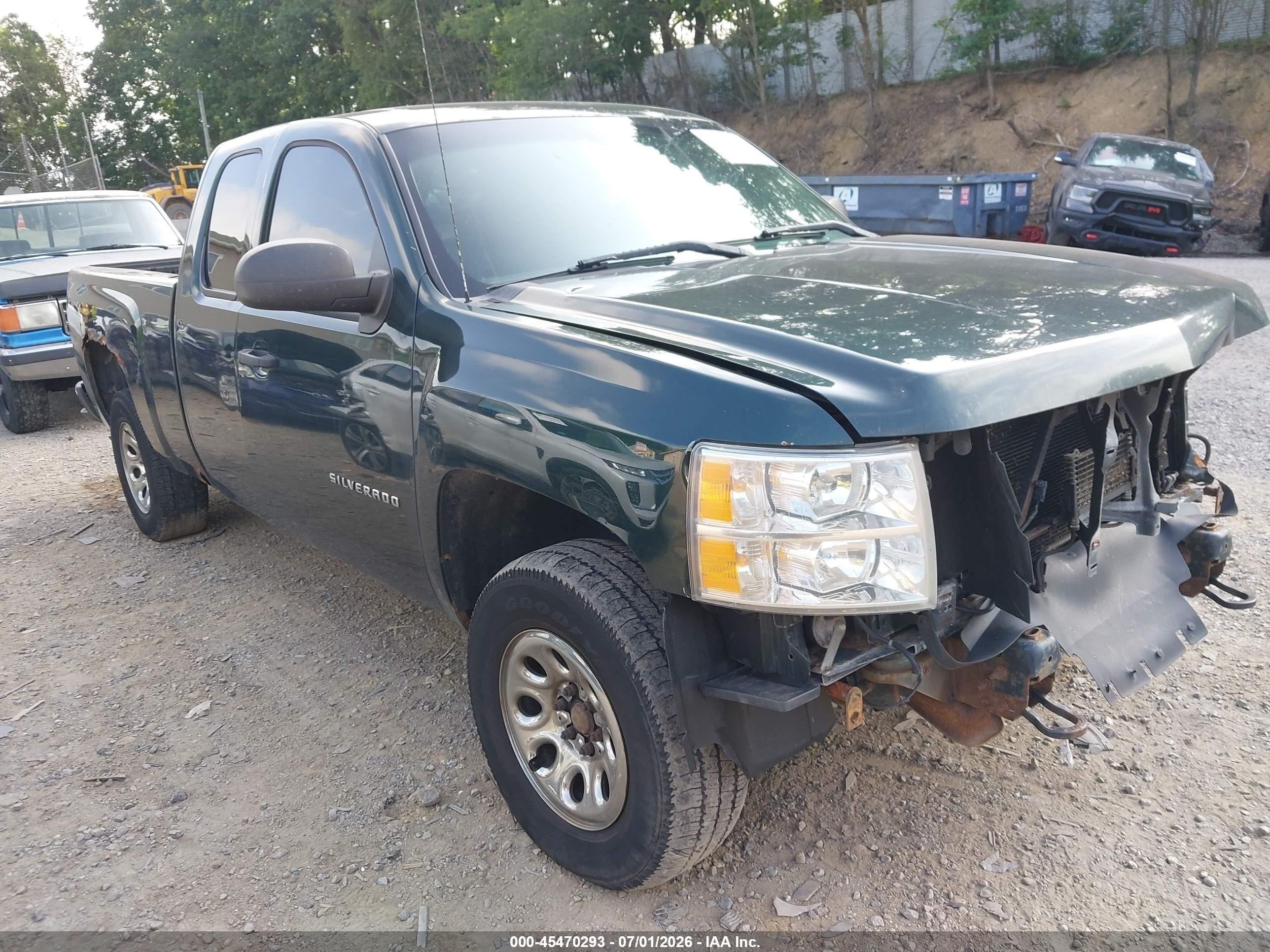 2013 Chevrolet Silverado 1500 Lt Green vin: 1GCRKSE79DZ304867