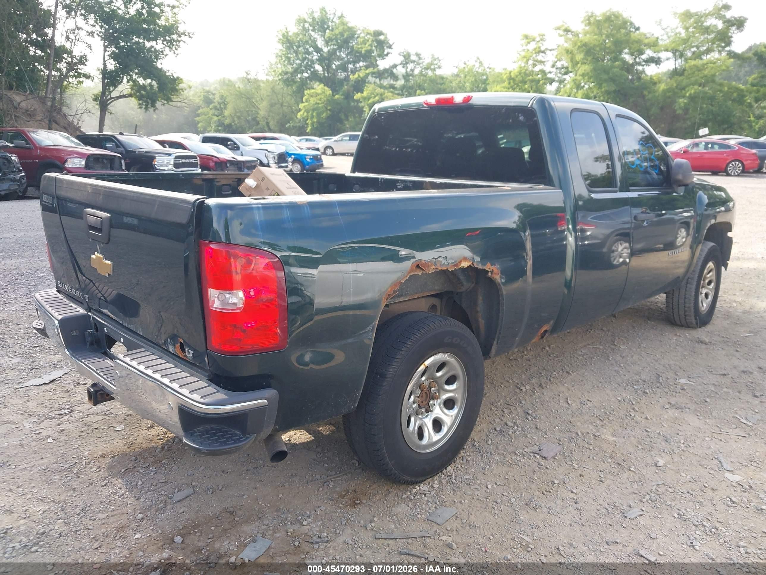 2013 Chevrolet Silverado 1500 Lt Green vin: 1GCRKSE79DZ304867